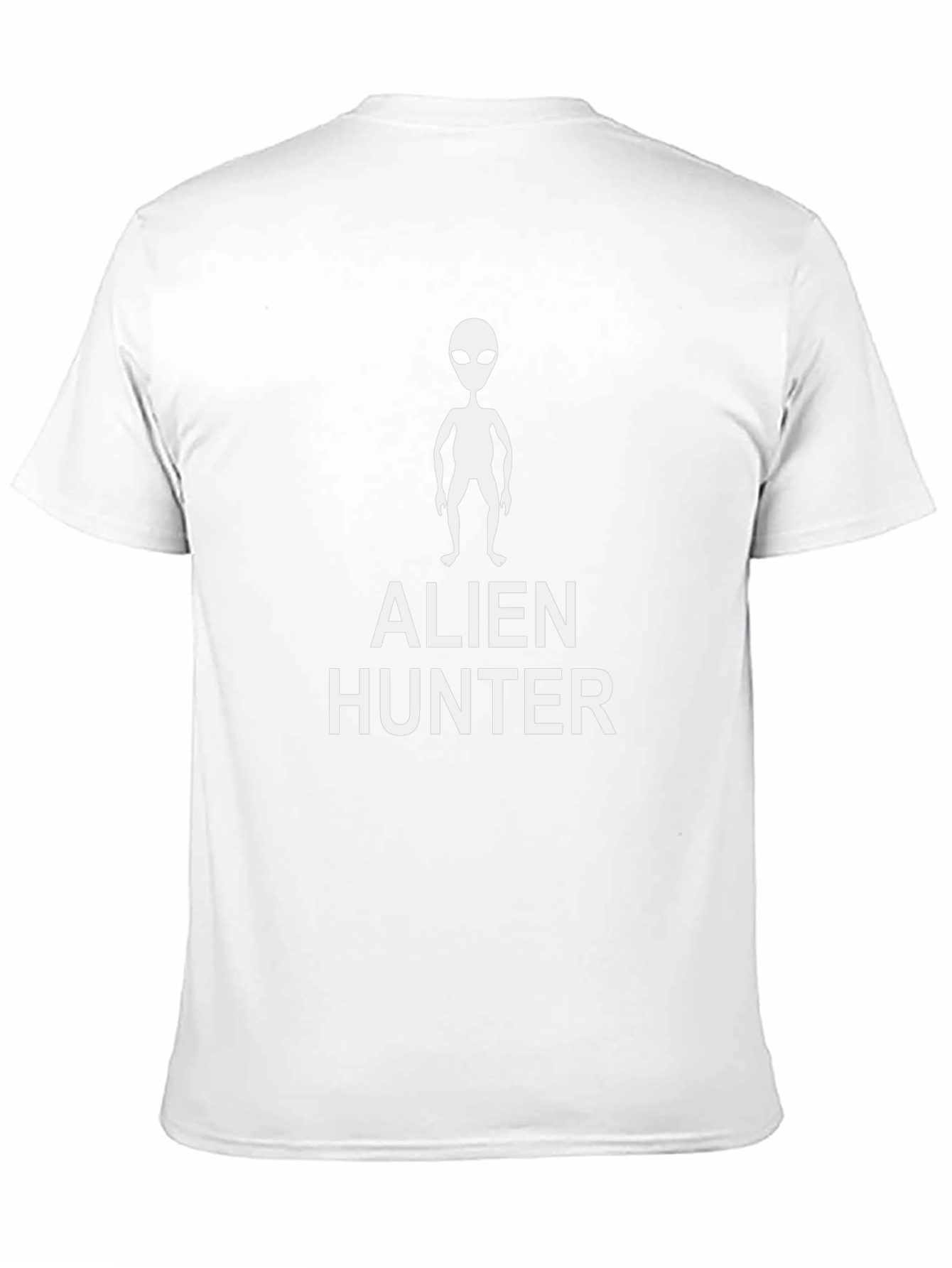 Alien Hunter Graphic Print T-Shirt - Black