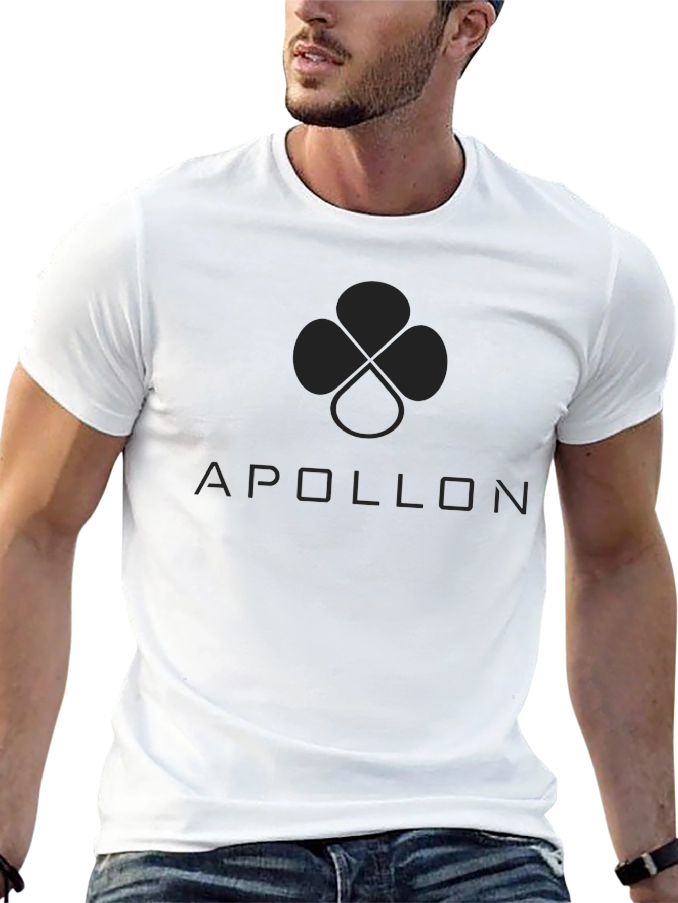 APOLLON Graphic T-Shirt - Stylish Black Tee