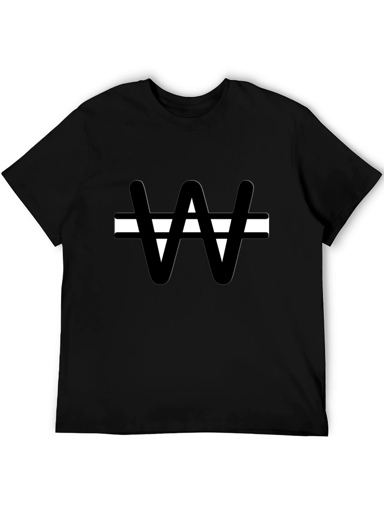 Won Symbol Graphic T-Shirt