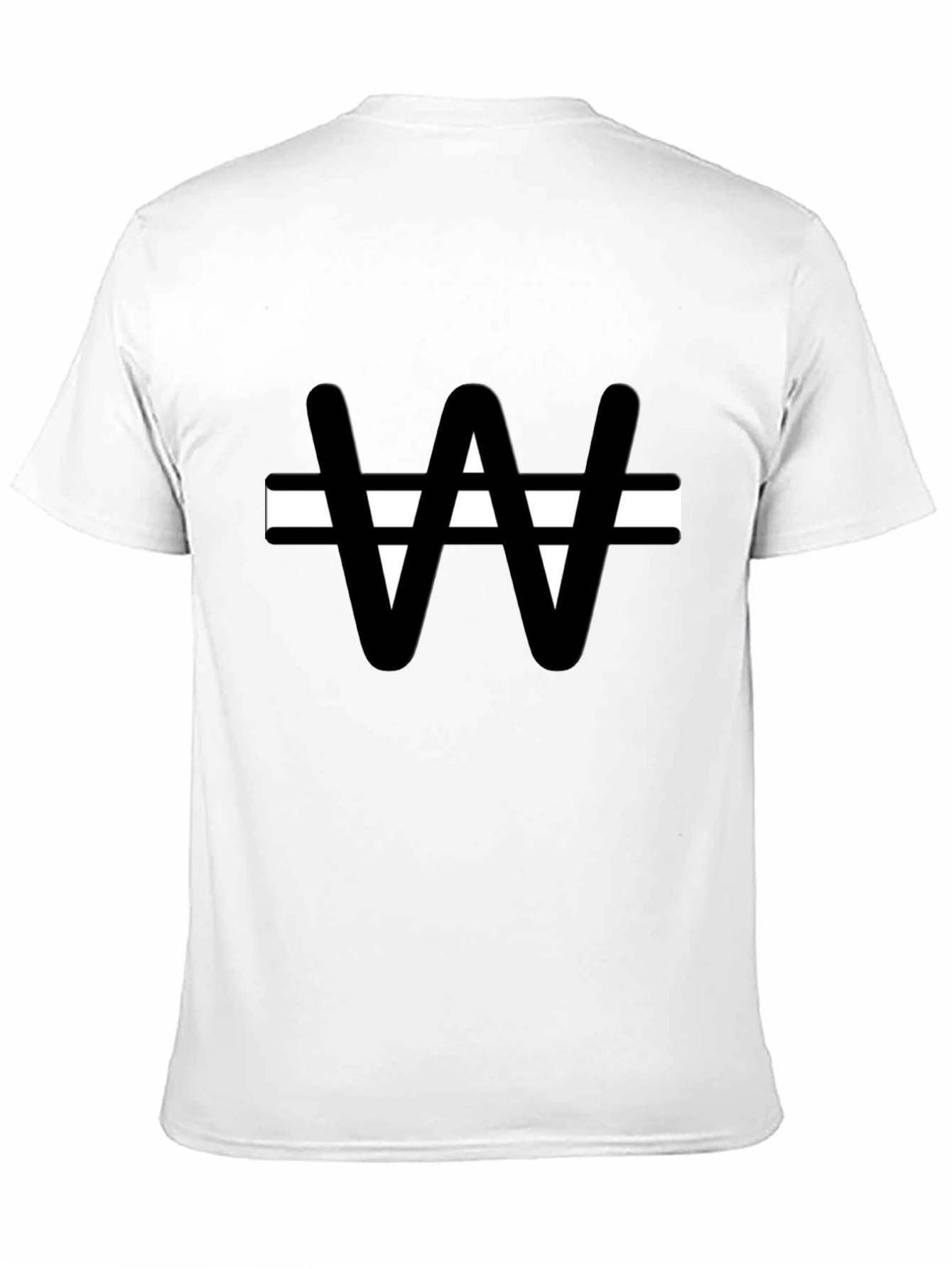 Won Symbol Graphic T-Shirt