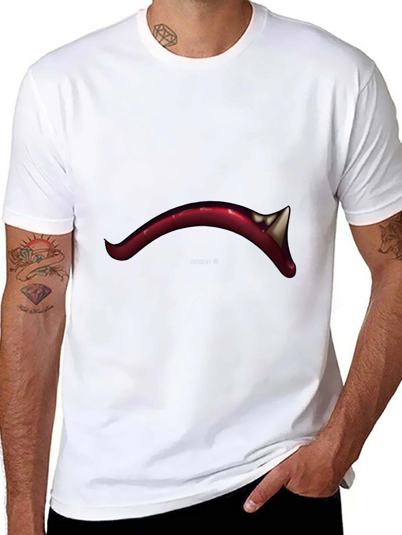 Arkham Graphic Tee - Mens Black T-Shirt