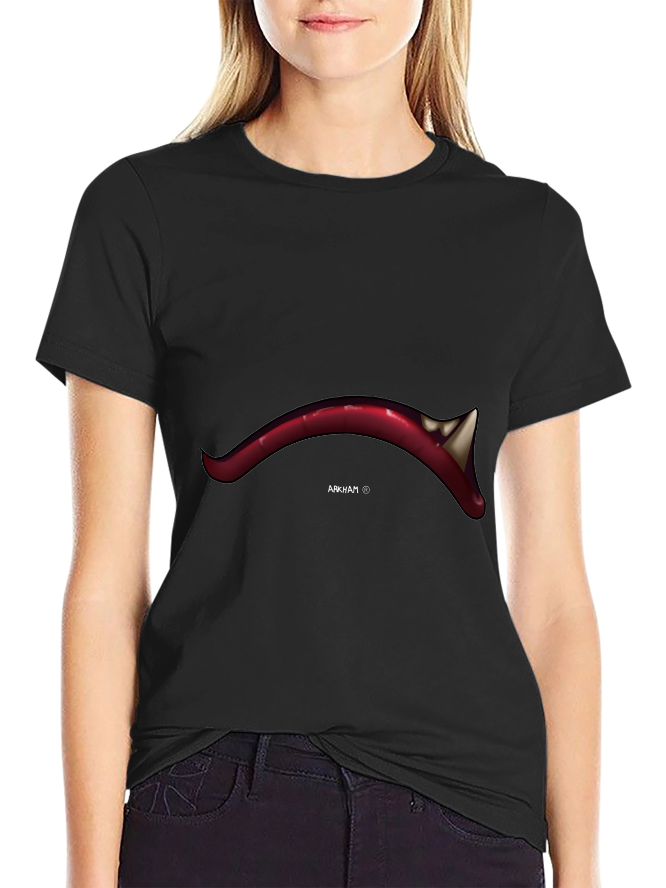 Arkham Graphic Tee - Mens Black T-Shirt