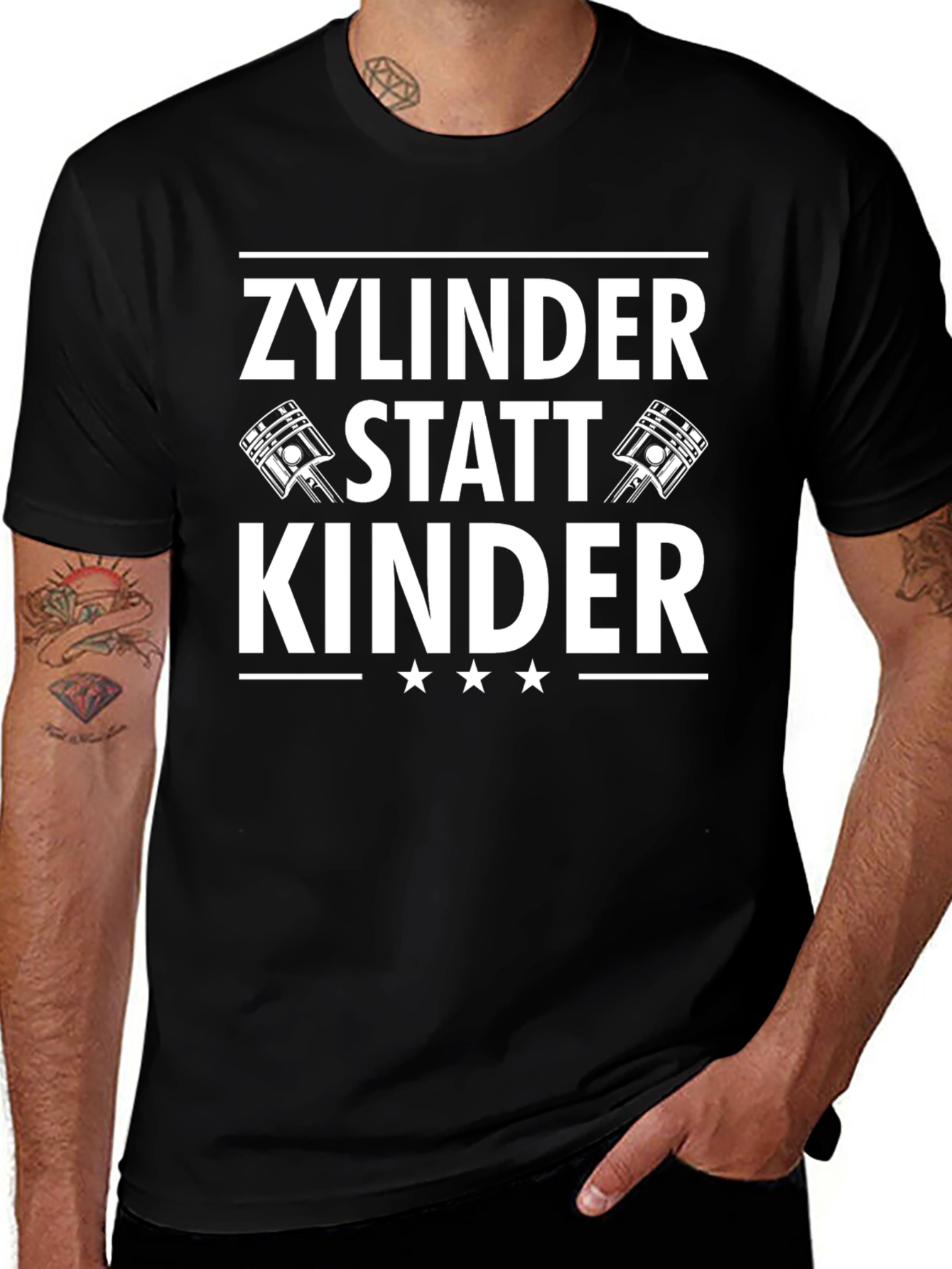 Zylinder Statt Kinder Graphic T-Shirt