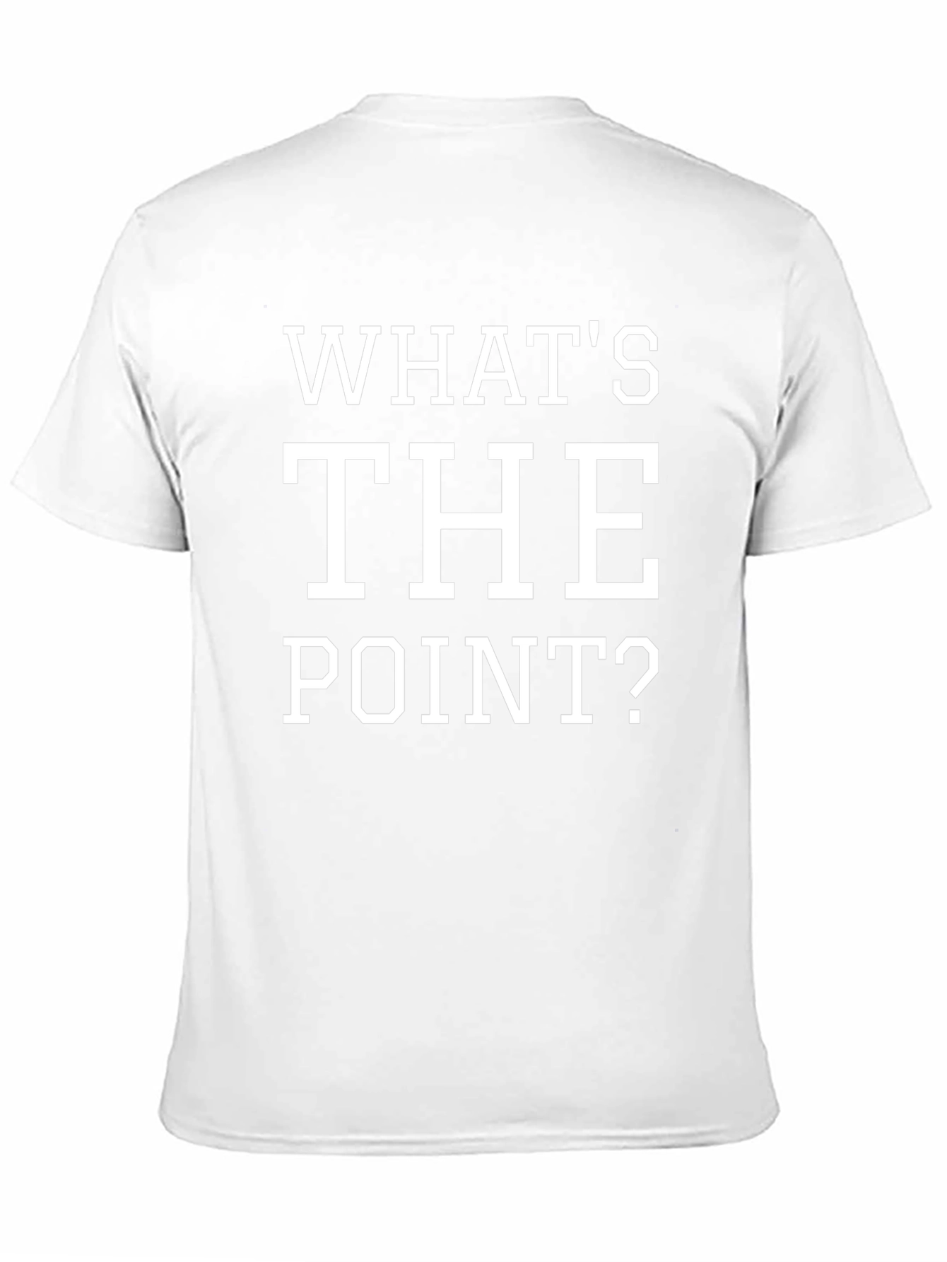 Whats The Point? Graphic Tee - Black