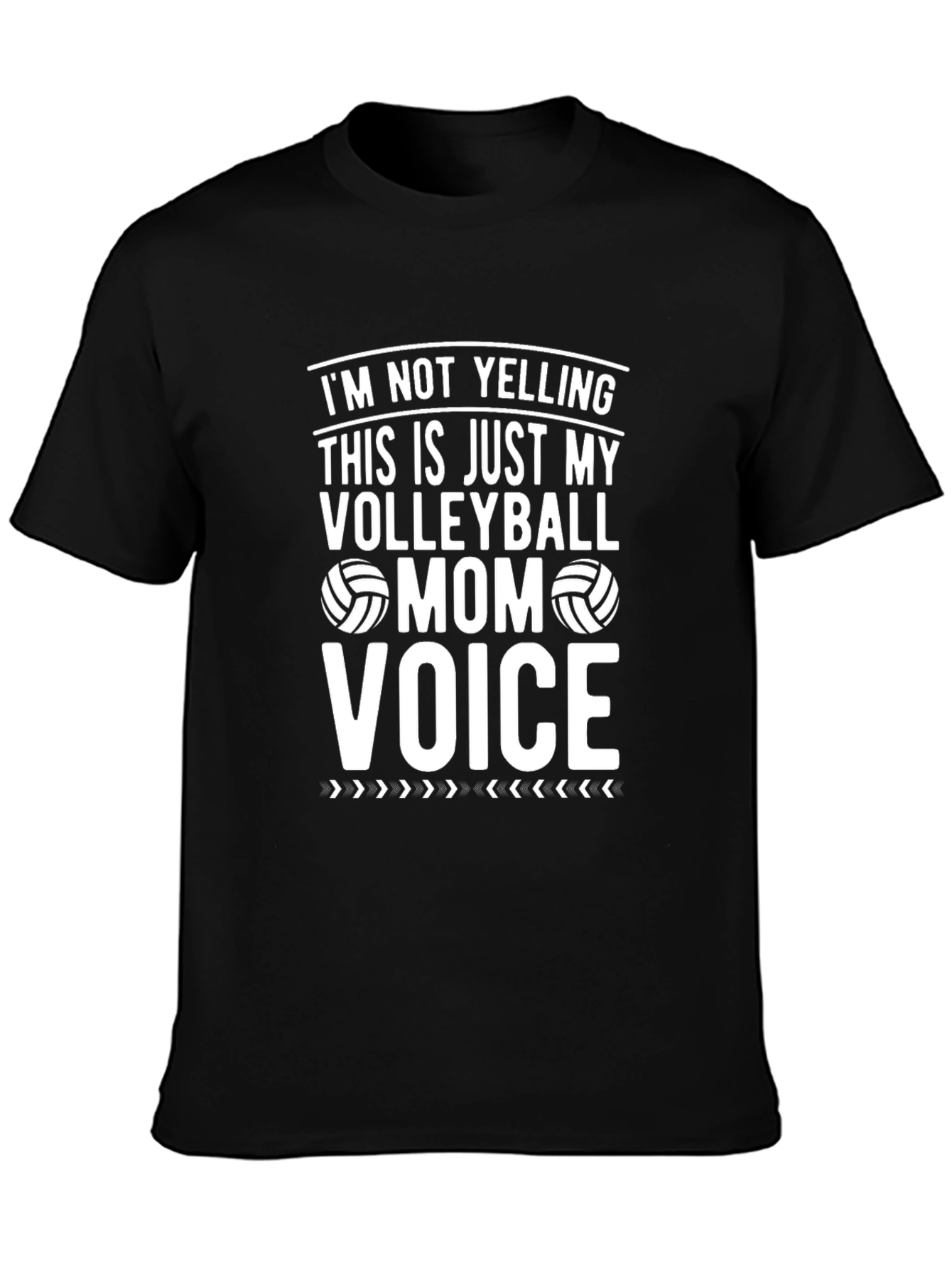 Volleyball Mom Voice T-Shirt