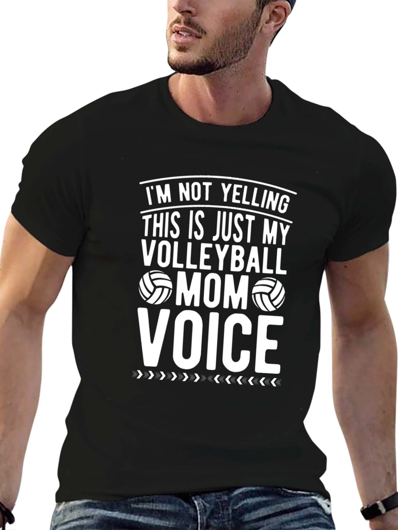 Volleyball Mom Voice T-Shirt