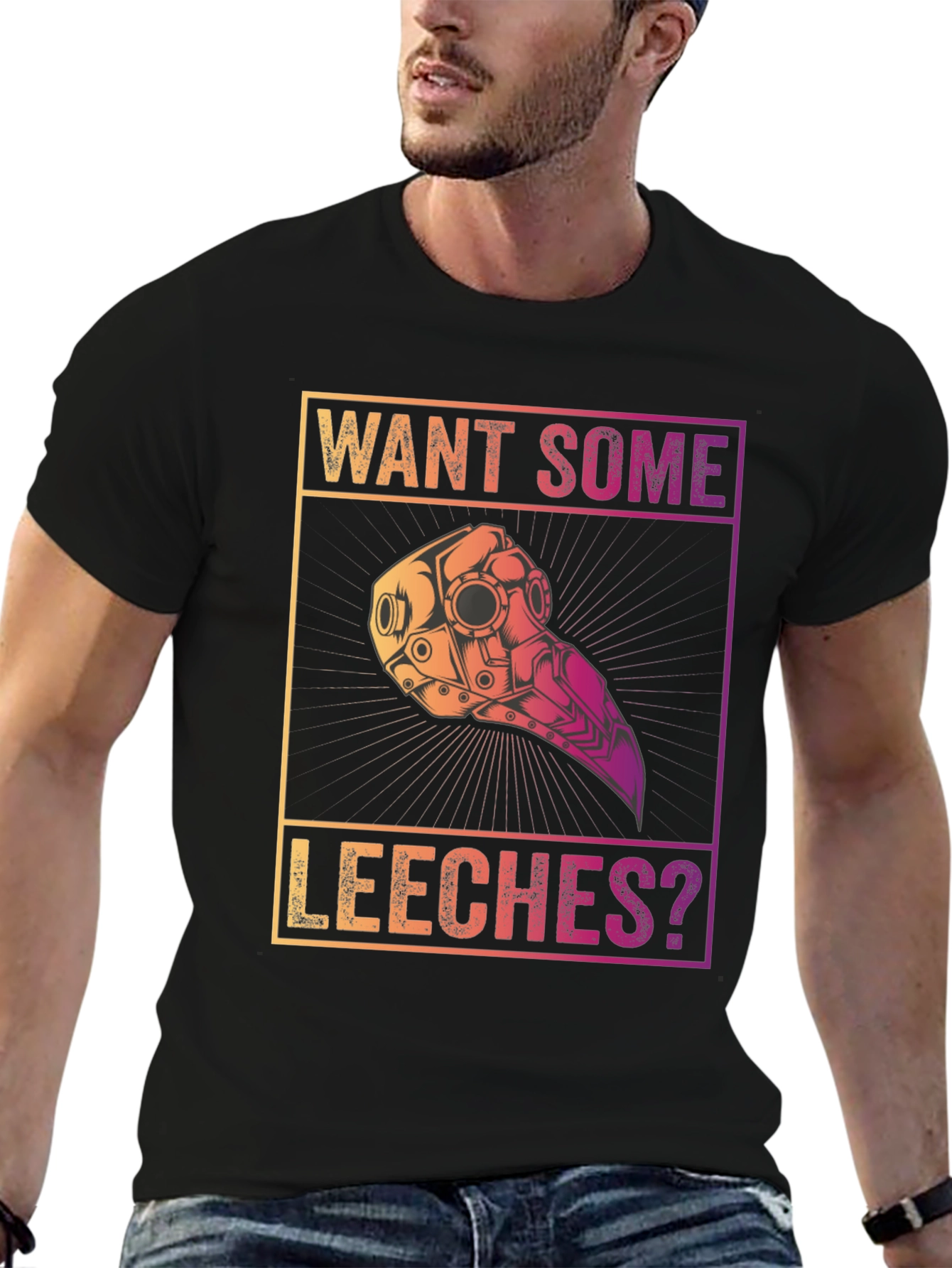 Want Some Leeches? Graphic T-Shirt - Unique Design