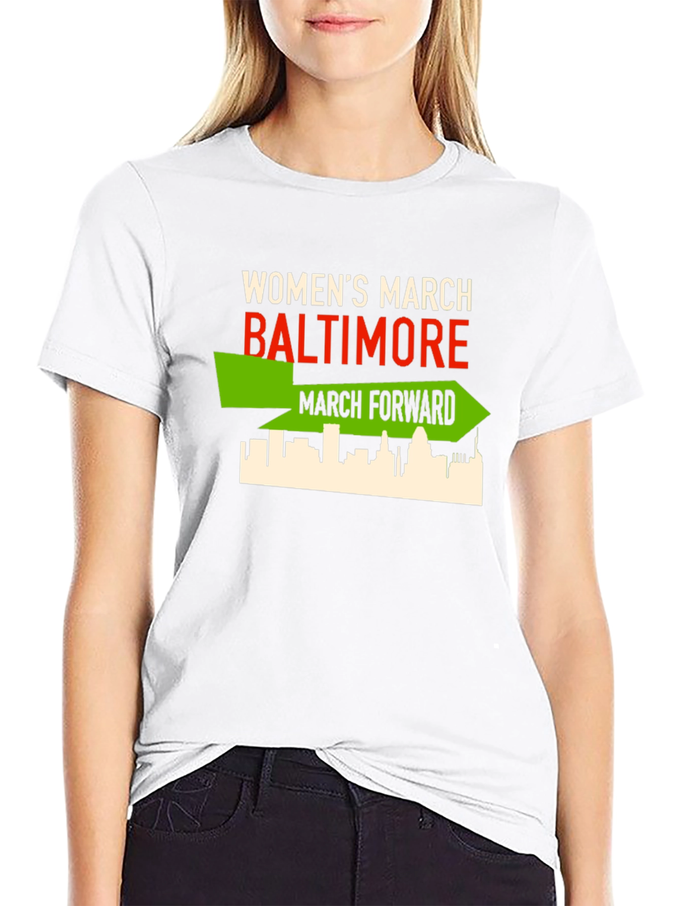 Womens March Baltimore T-Shirt