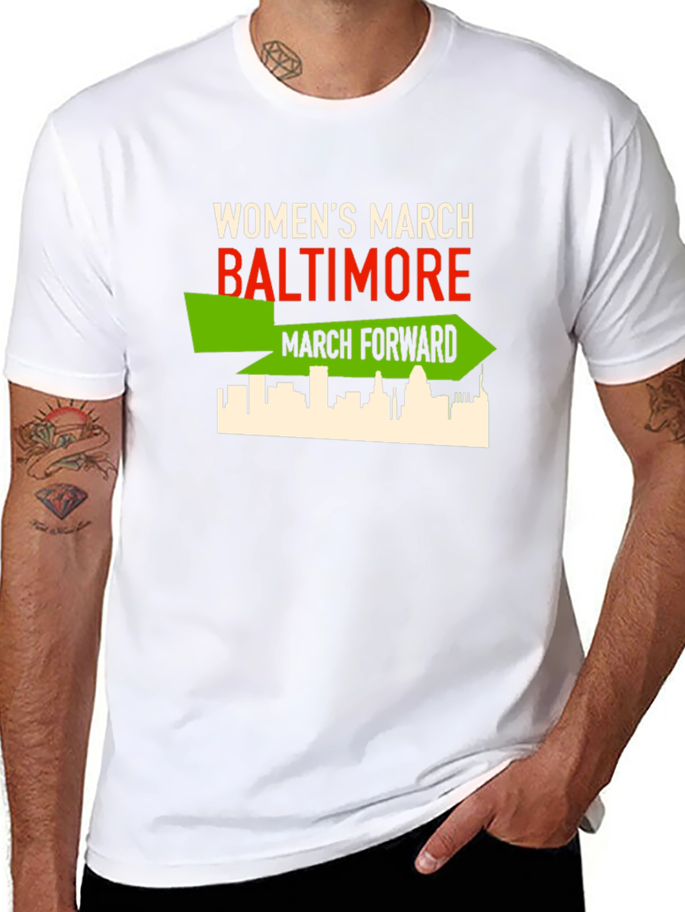 Womens March Baltimore T-Shirt