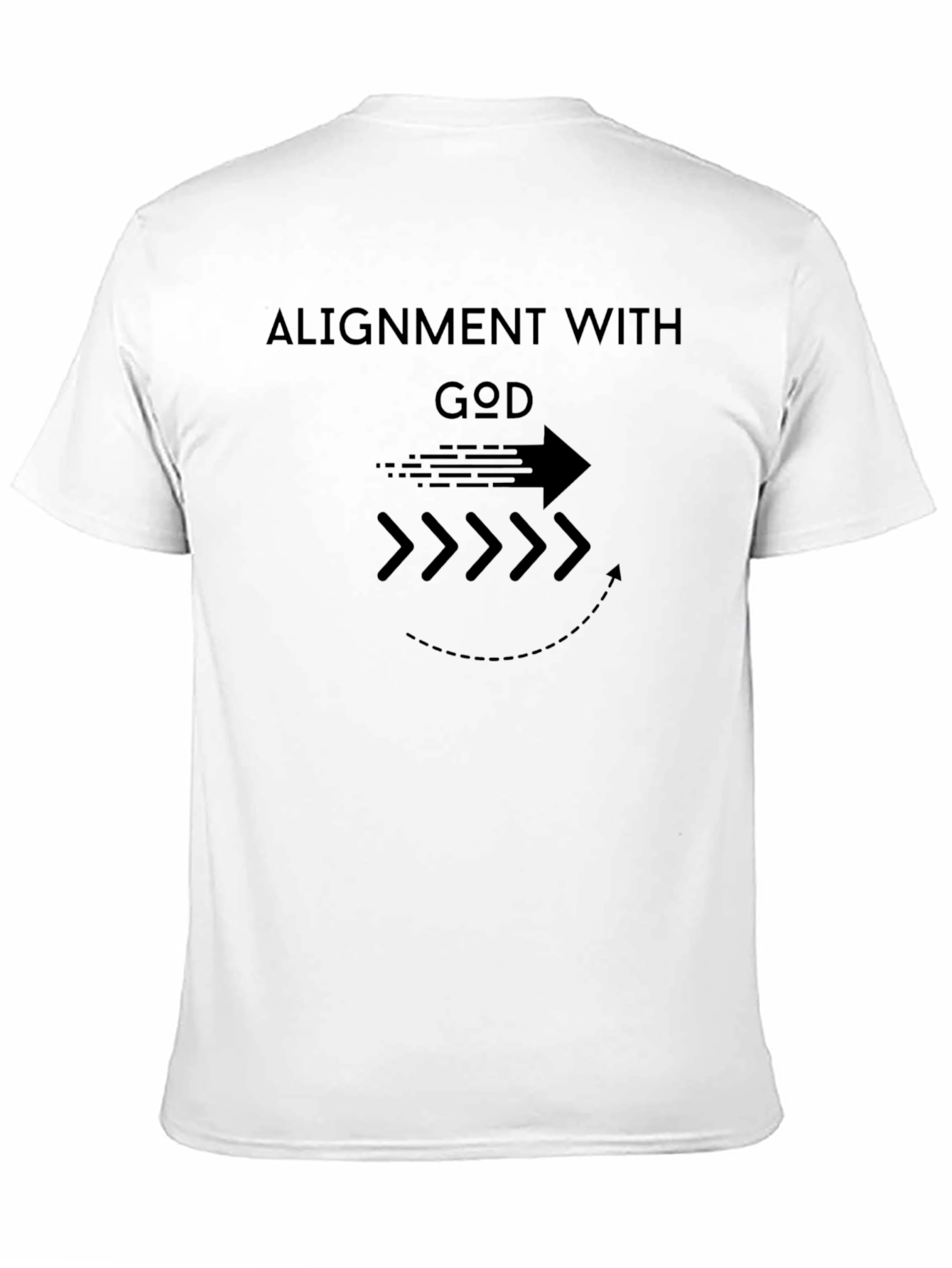 Alignment With God Black Graphic Tee