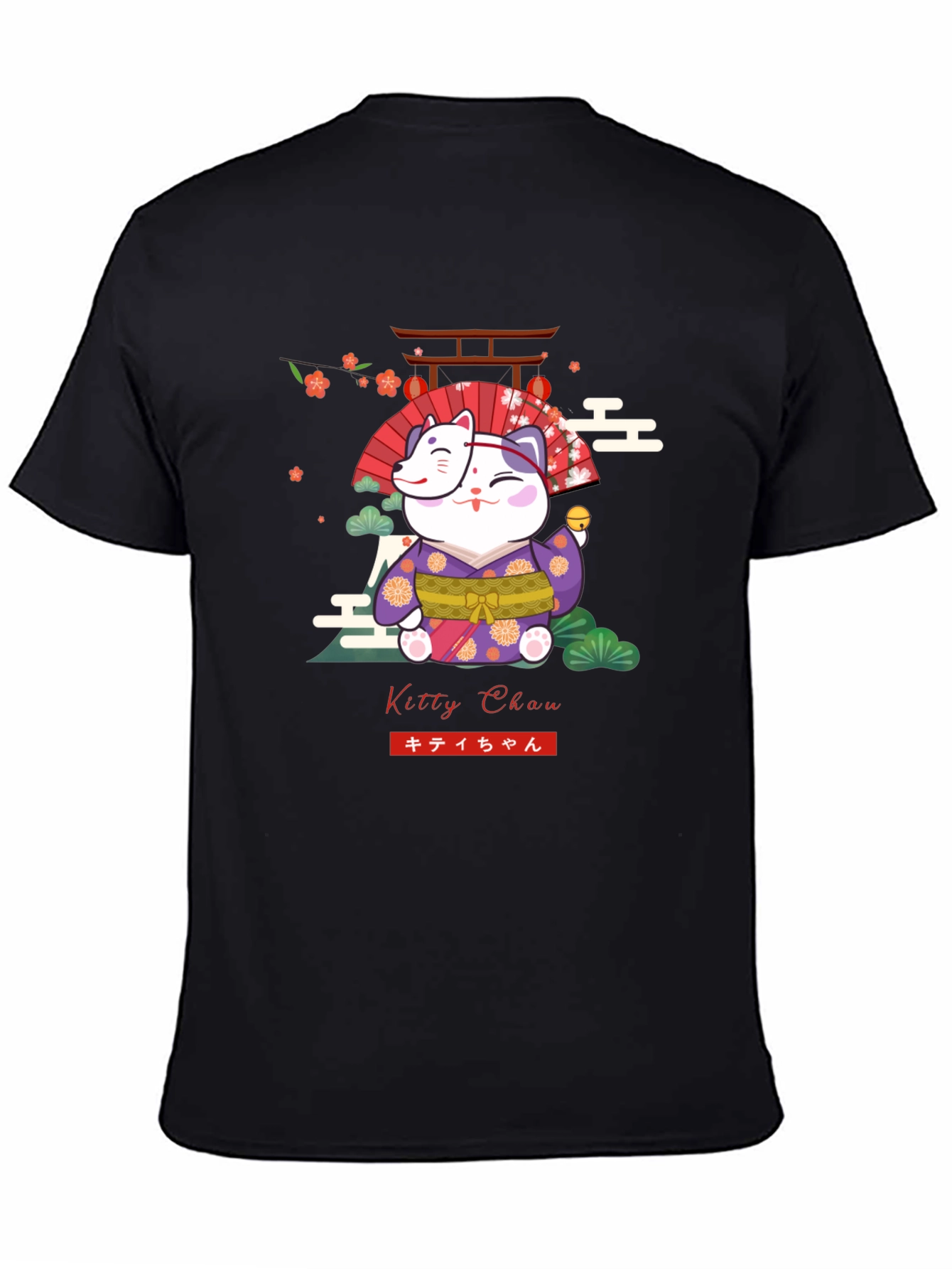 Kitty Chan T-Shirt - Maneki Neko Japanese Design