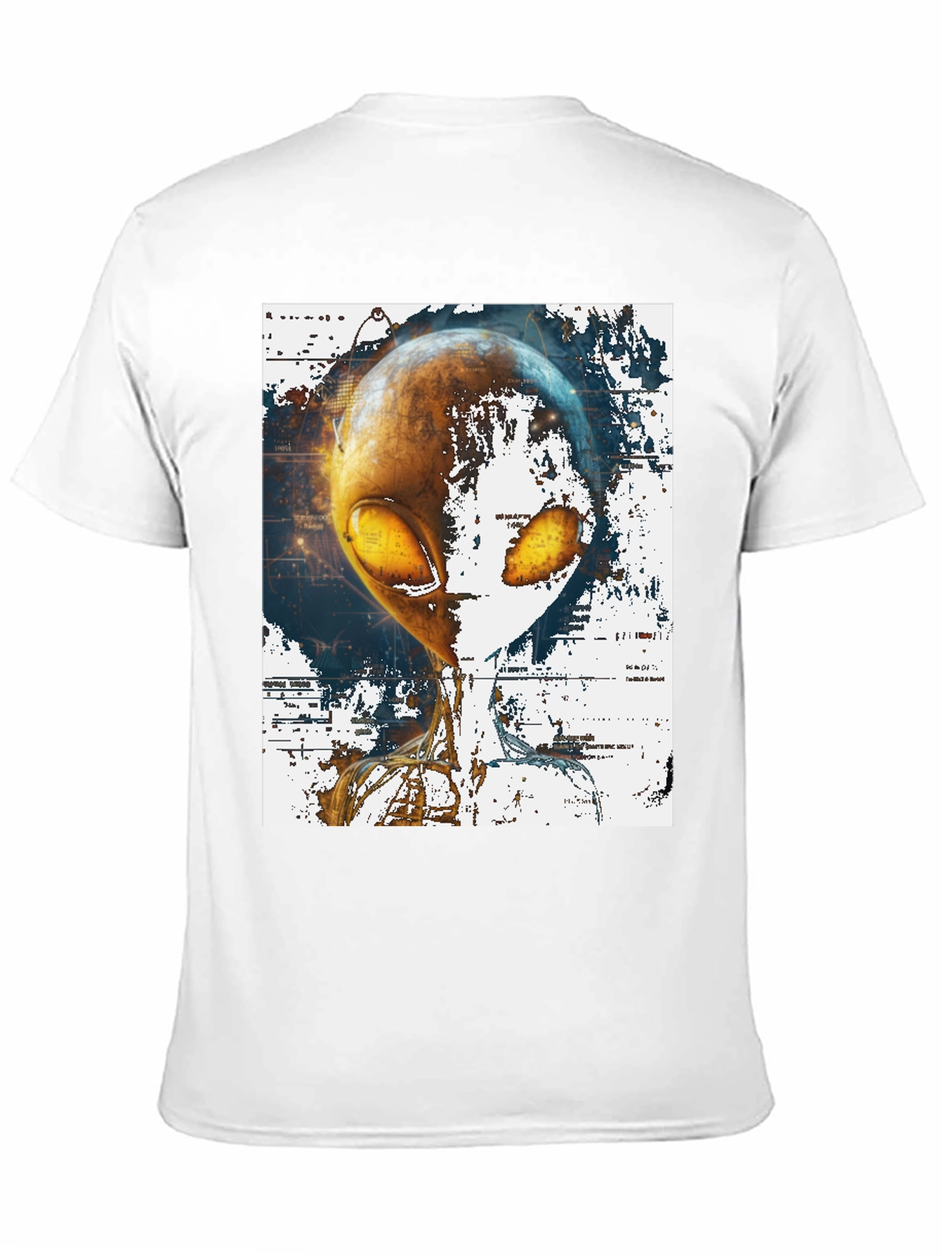 Alien Graphic Print T-Shirt - Sci-Fi Streetwear