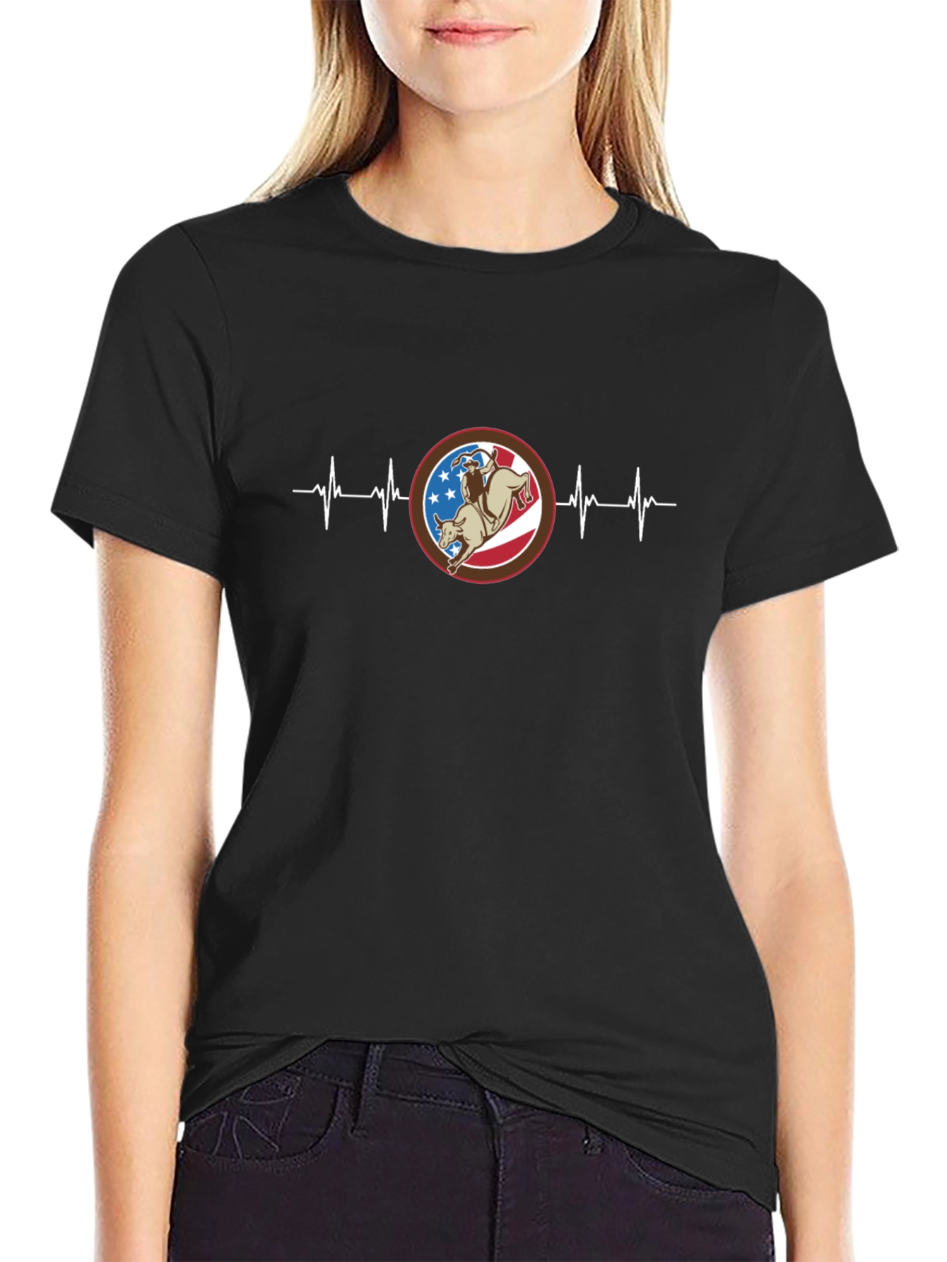 American Rodeo Heartbeat Graphic Tee