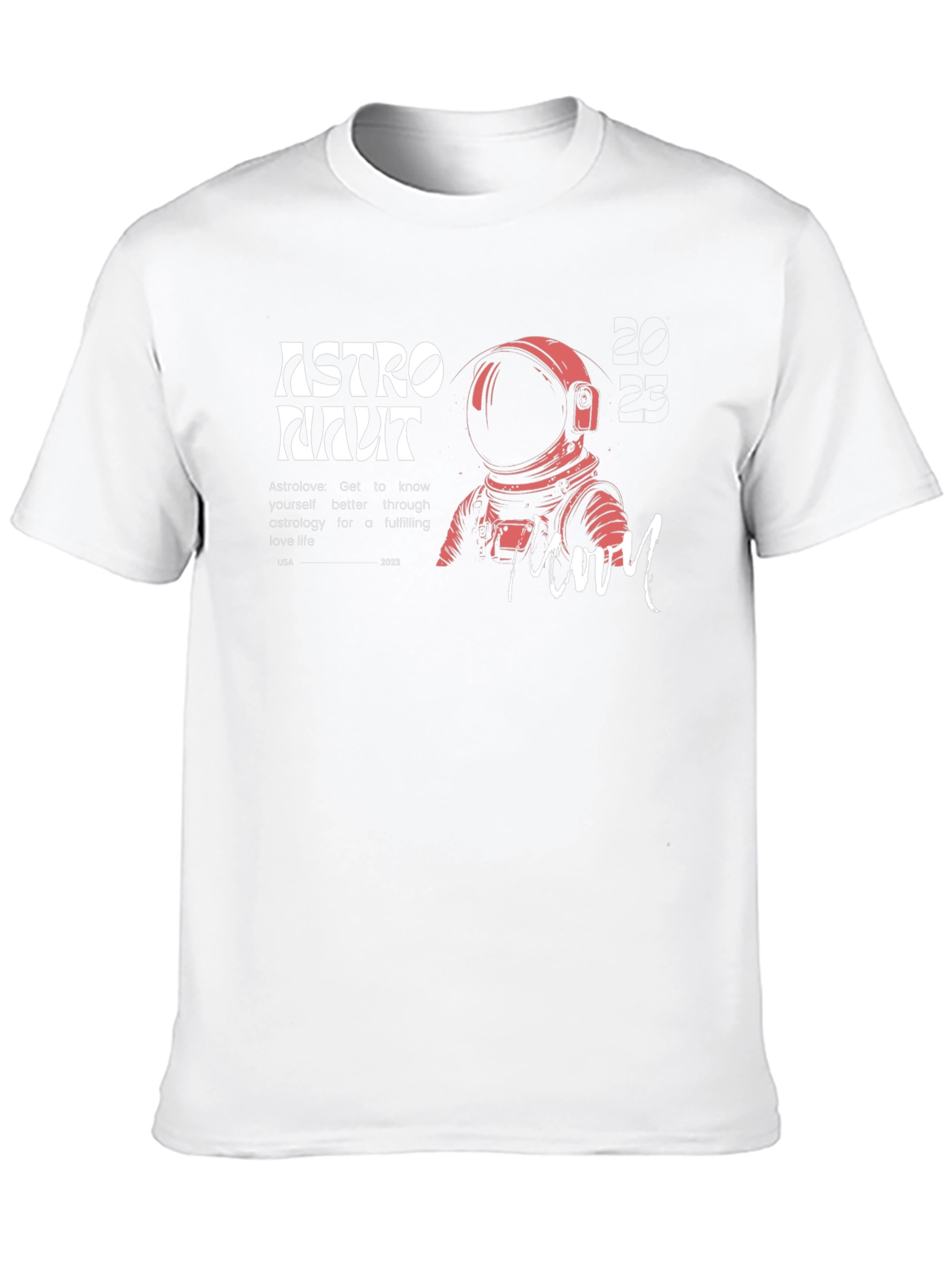 Astronaut Moon Graphic Tee - Black
