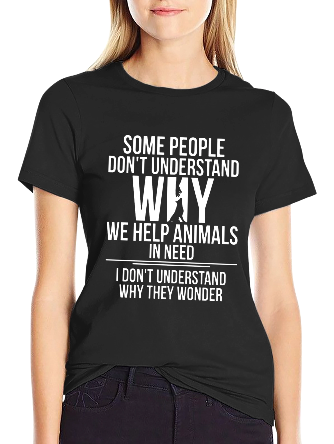 Animal Lover Graphic Tee - Why We Help Animals