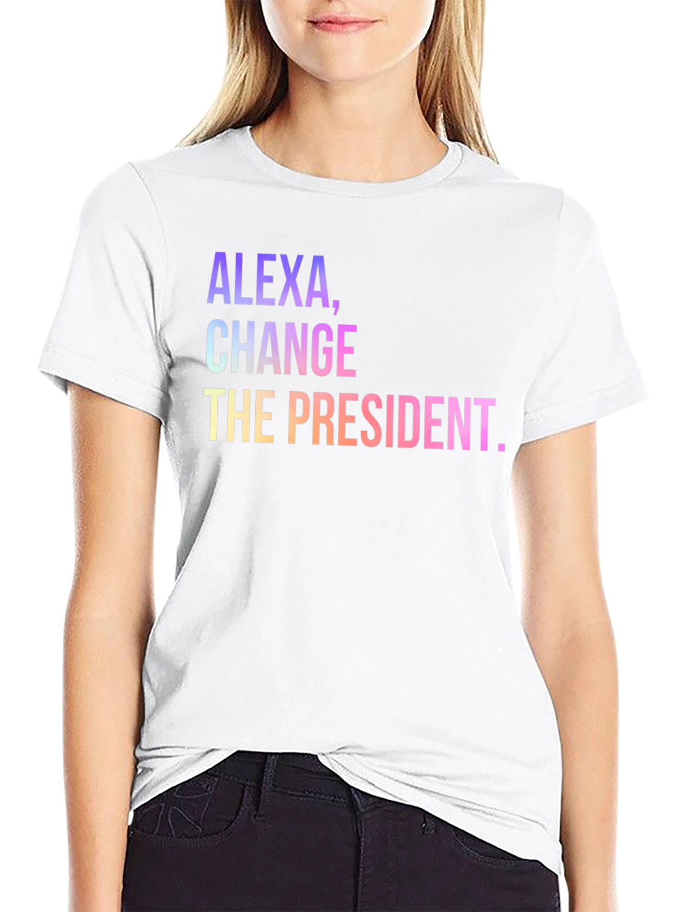 Alexa Change the President Graphic Tee