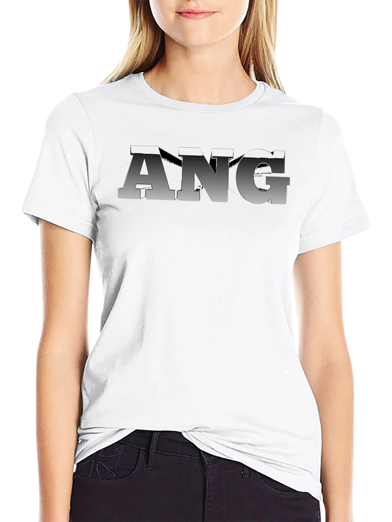 ANG Graphic Black T-Shirt