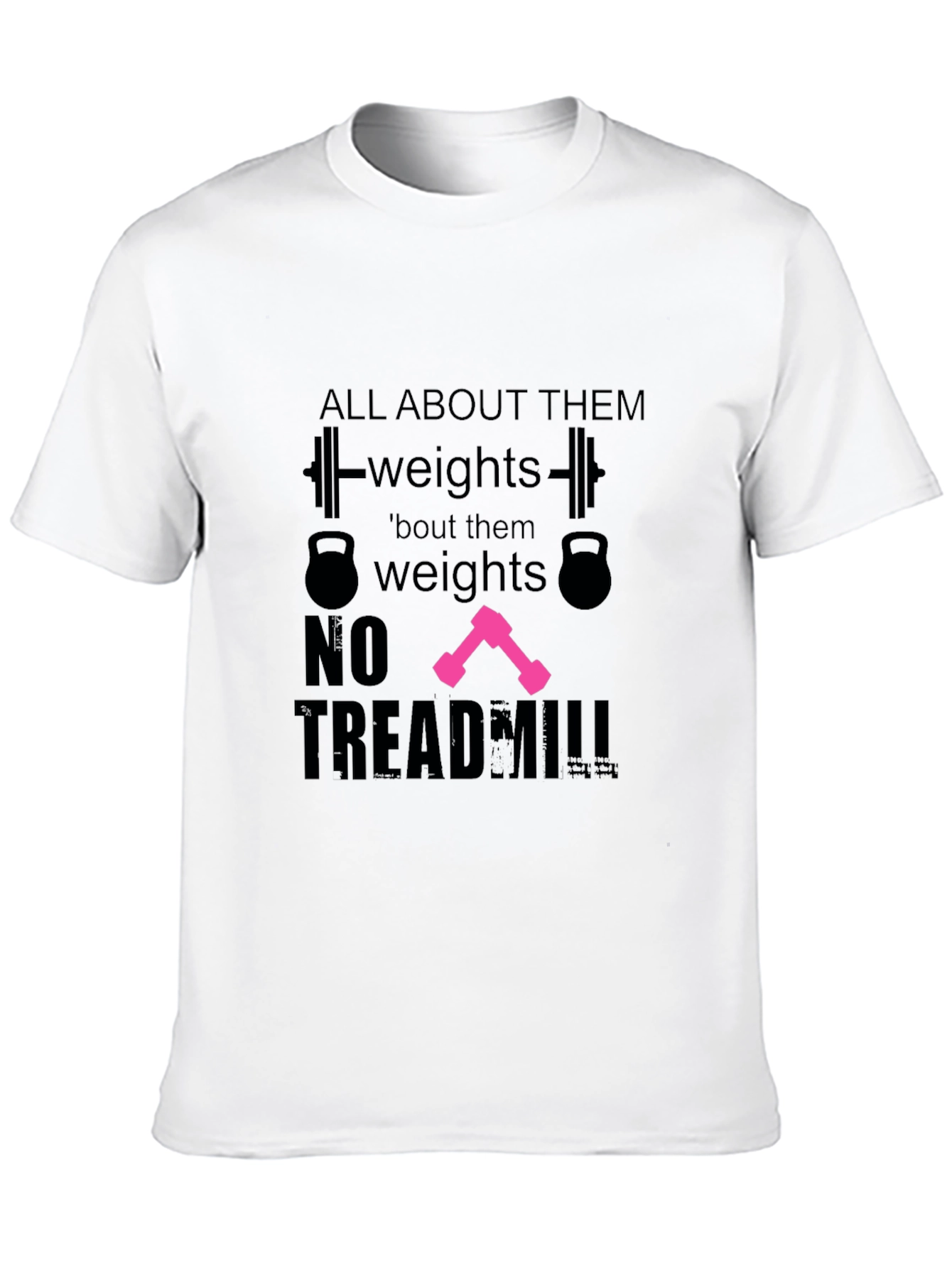 All About Weights Black T-Shirt
