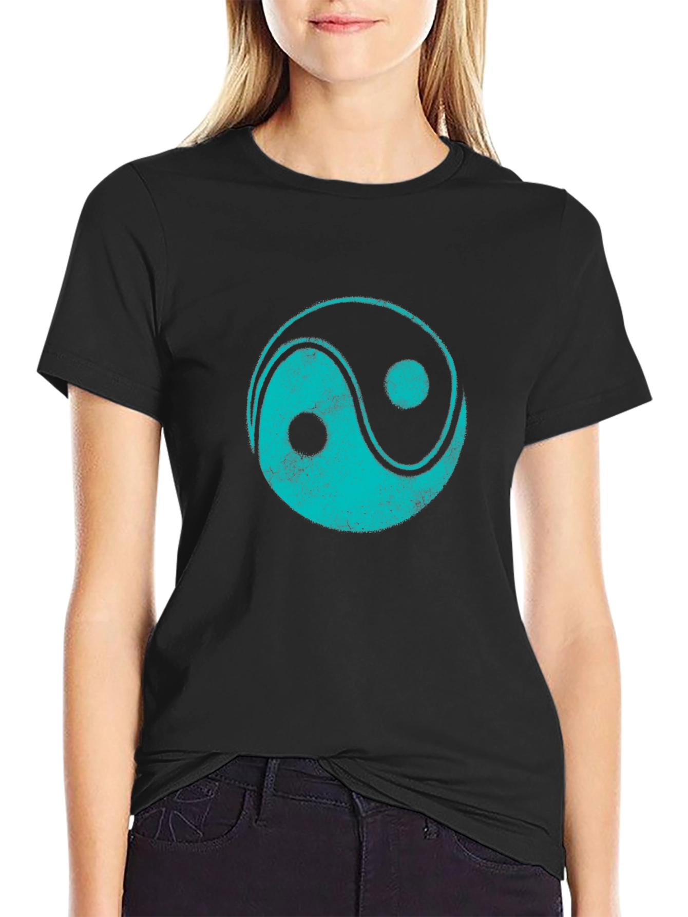 Yin Yang Graphic Tee - Black T-Shirt