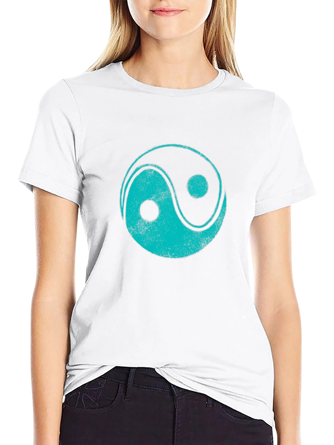Yin Yang Graphic Tee - Black T-Shirt
