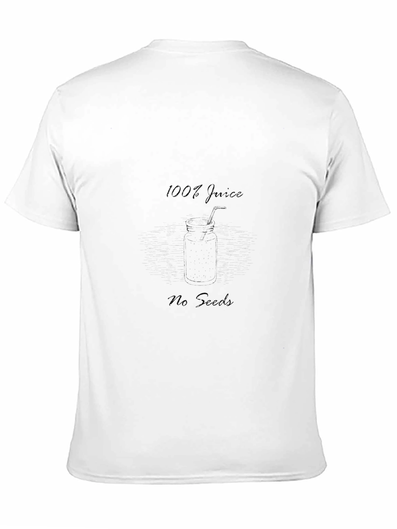 100% Juice No Seeds Black T-Shirt