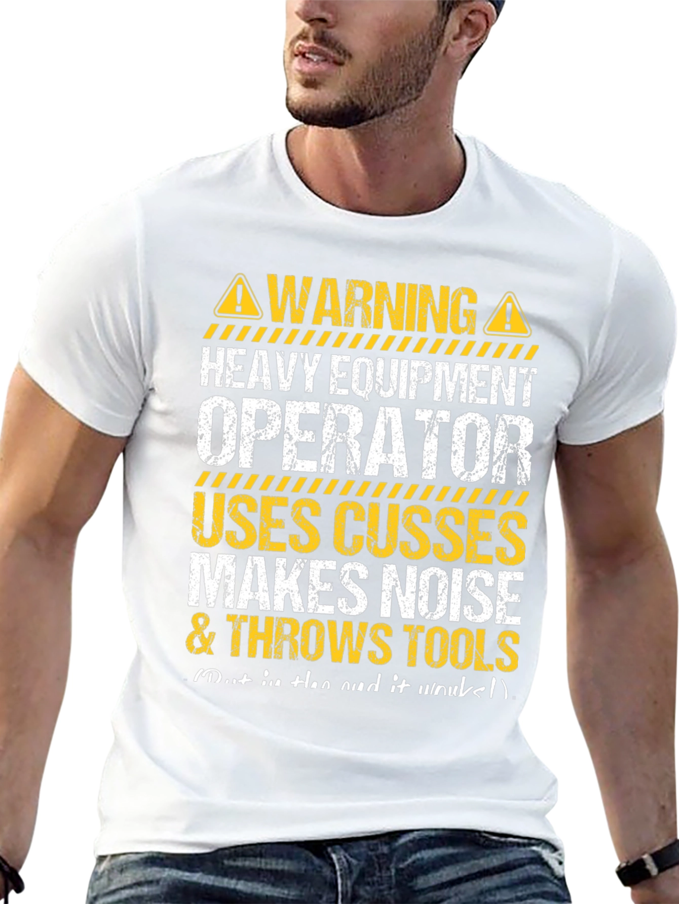 Warning Heavy Equipment Operator T-Shirt