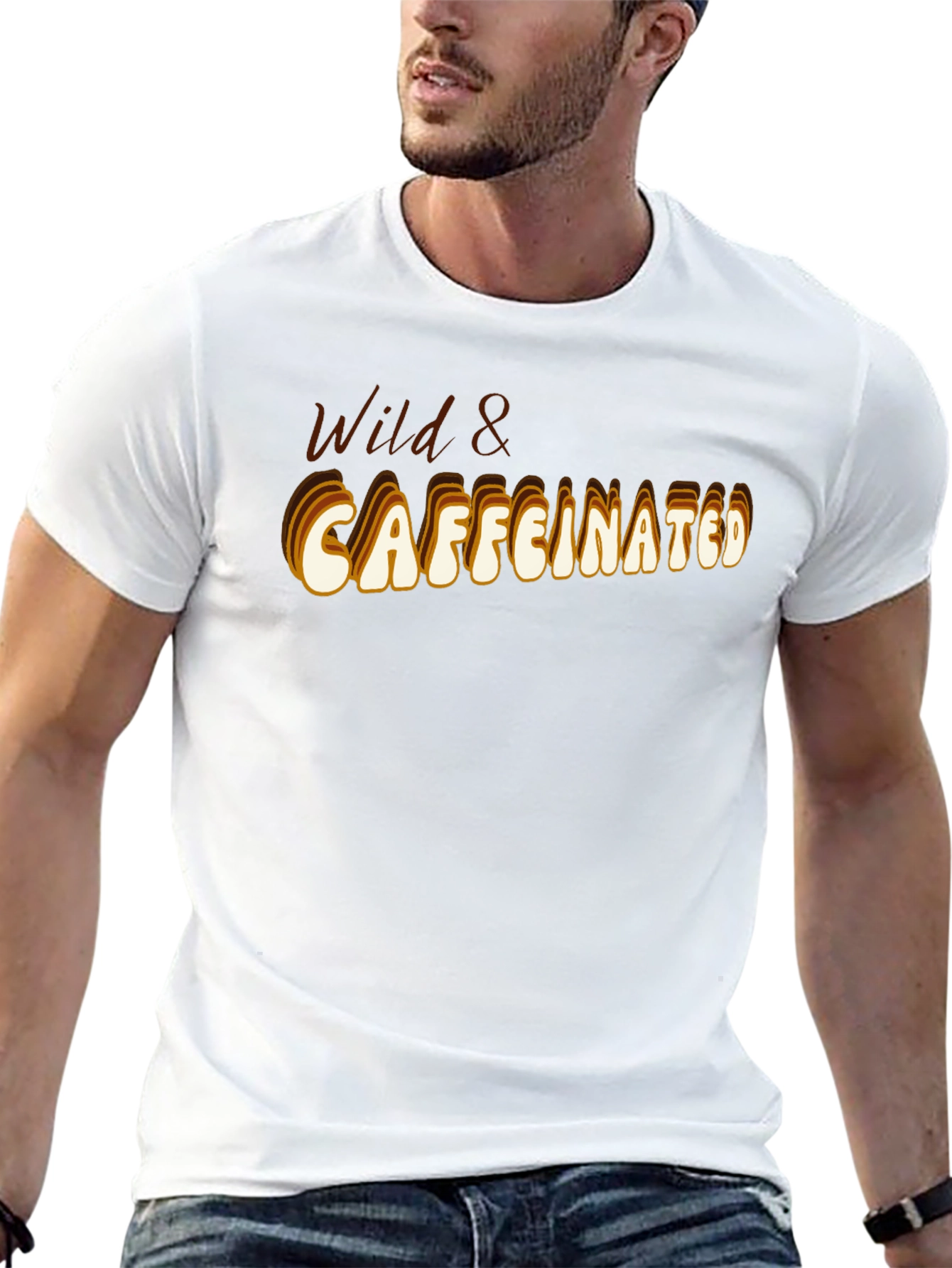 Wild & Caffeinated Black T-Shirt