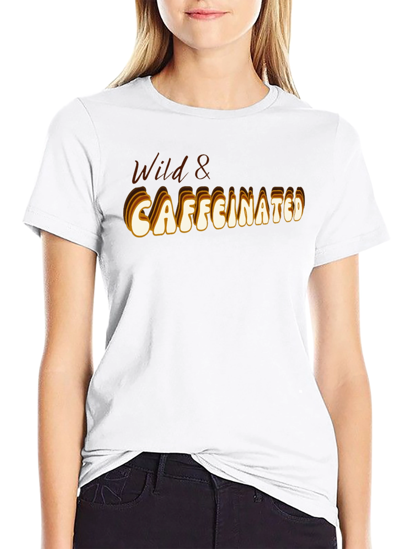 Wild & Caffeinated Black T-Shirt