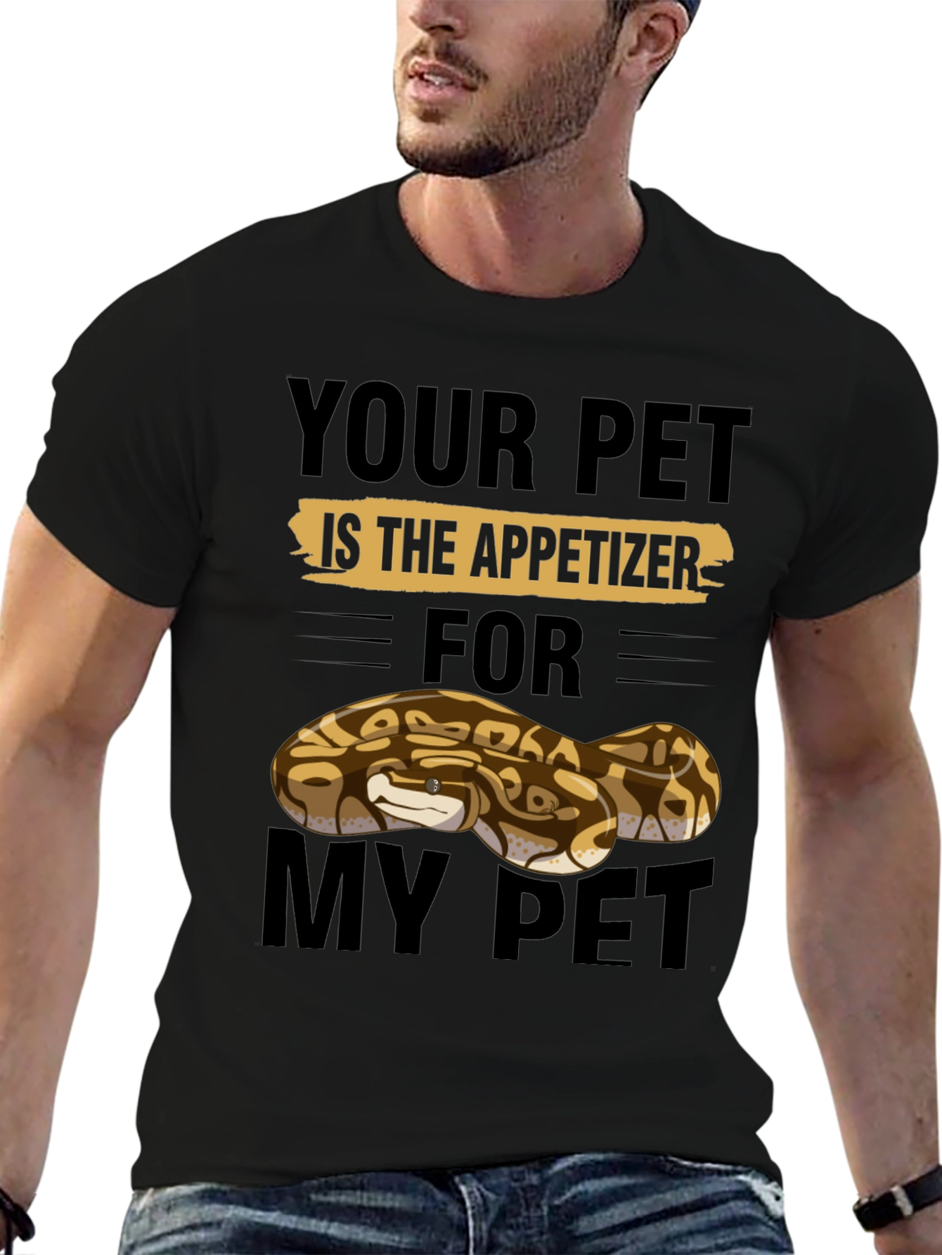 Your Pet Is The Appetizer Funny Snake T-Shirt