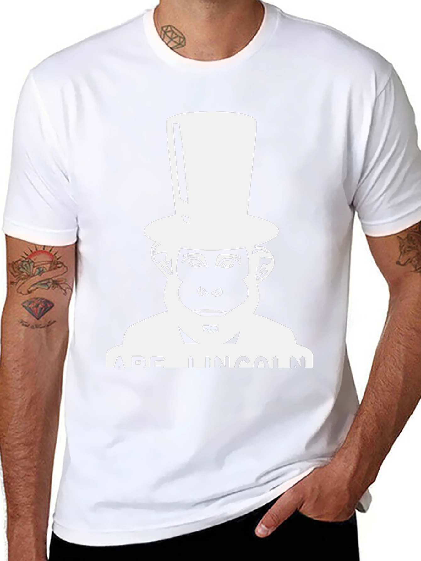Ape Lincoln Funny T-Shirt