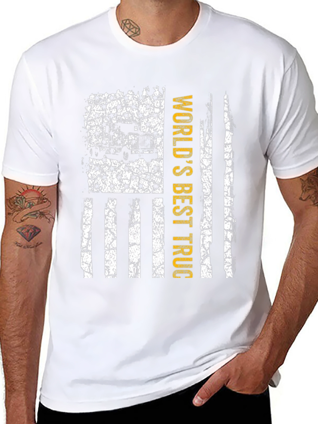 Worlds Best Trucker Graphic Tee