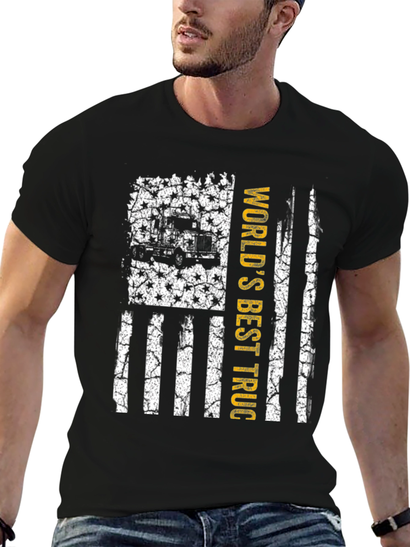 Worlds Best Trucker Graphic Tee