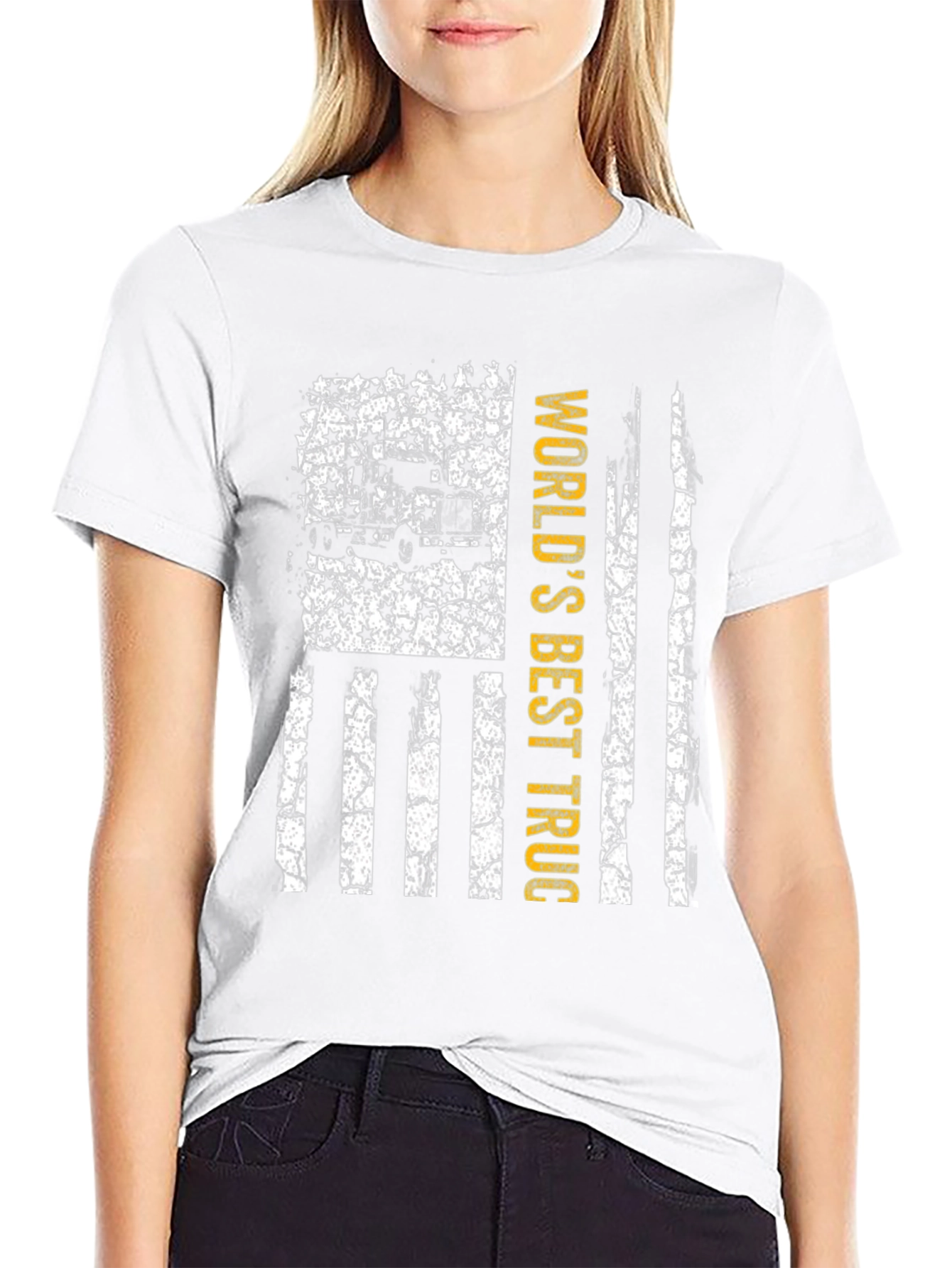 Worlds Best Trucker Graphic Tee