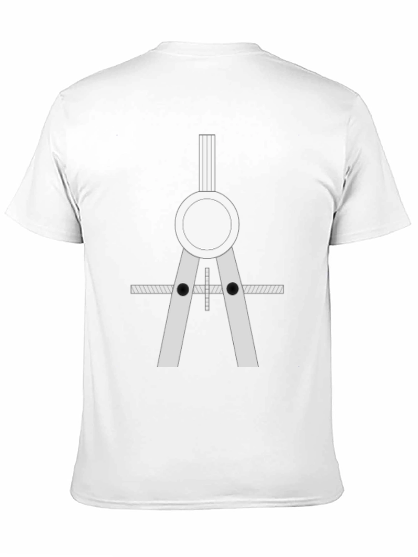 Architect Compass Graphic Tee - Black Cotton Blend