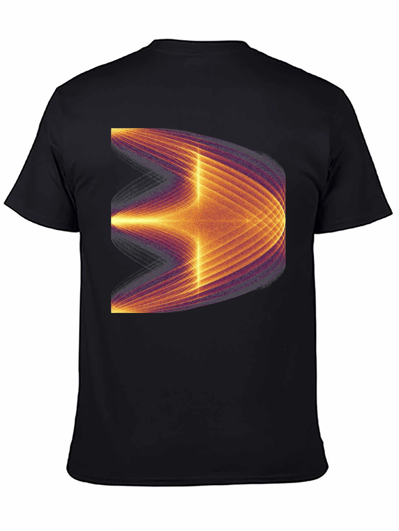 Abstract Graphic Tee - Modern Black T-Shirt