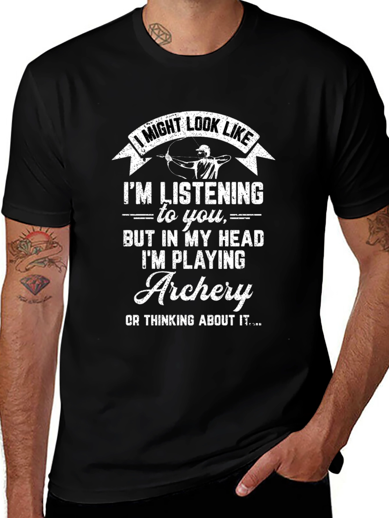 Archery T-Shirt - In My Head Im Playing Archery