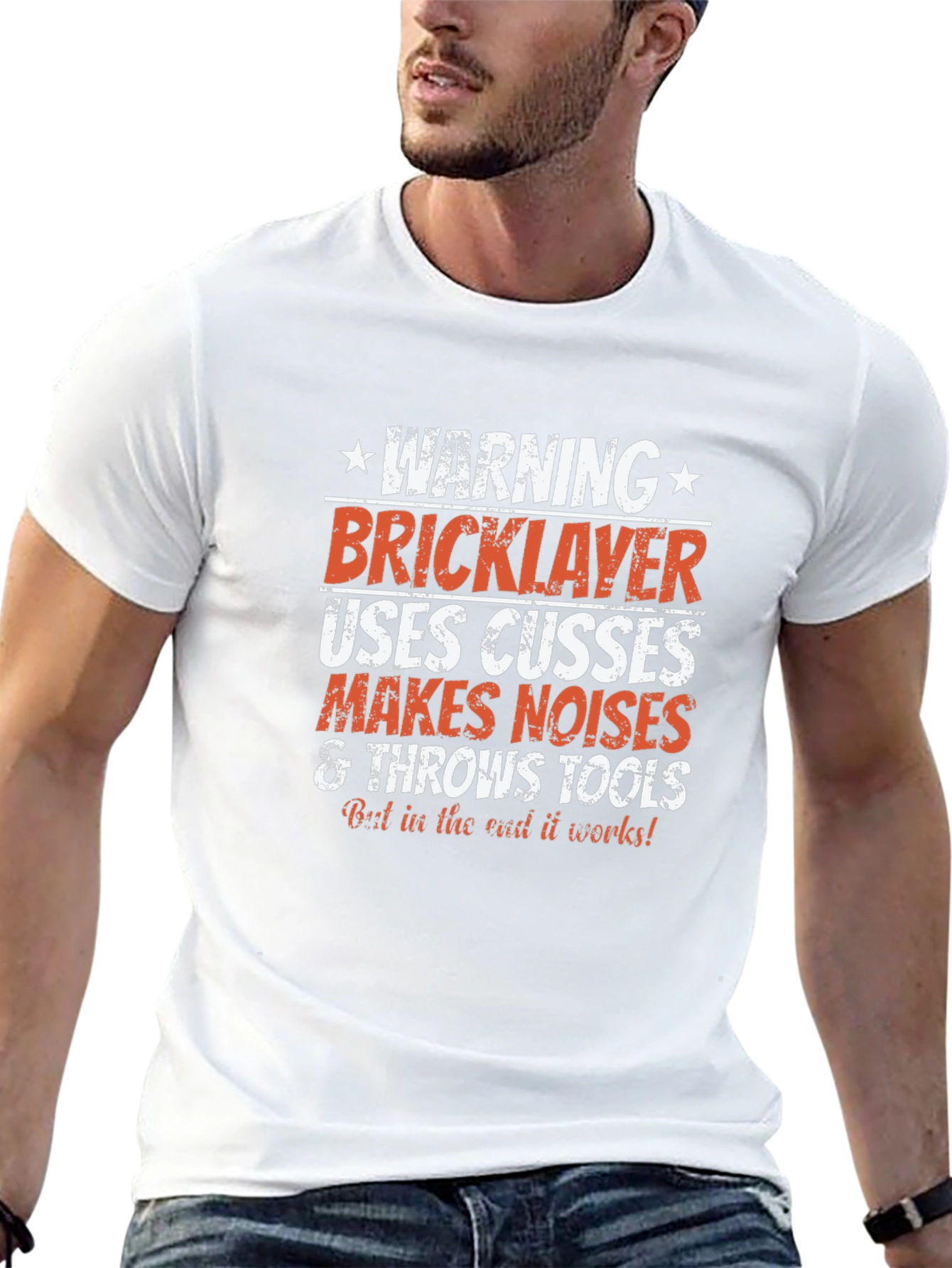 Warning Bricklayer T-Shirt
