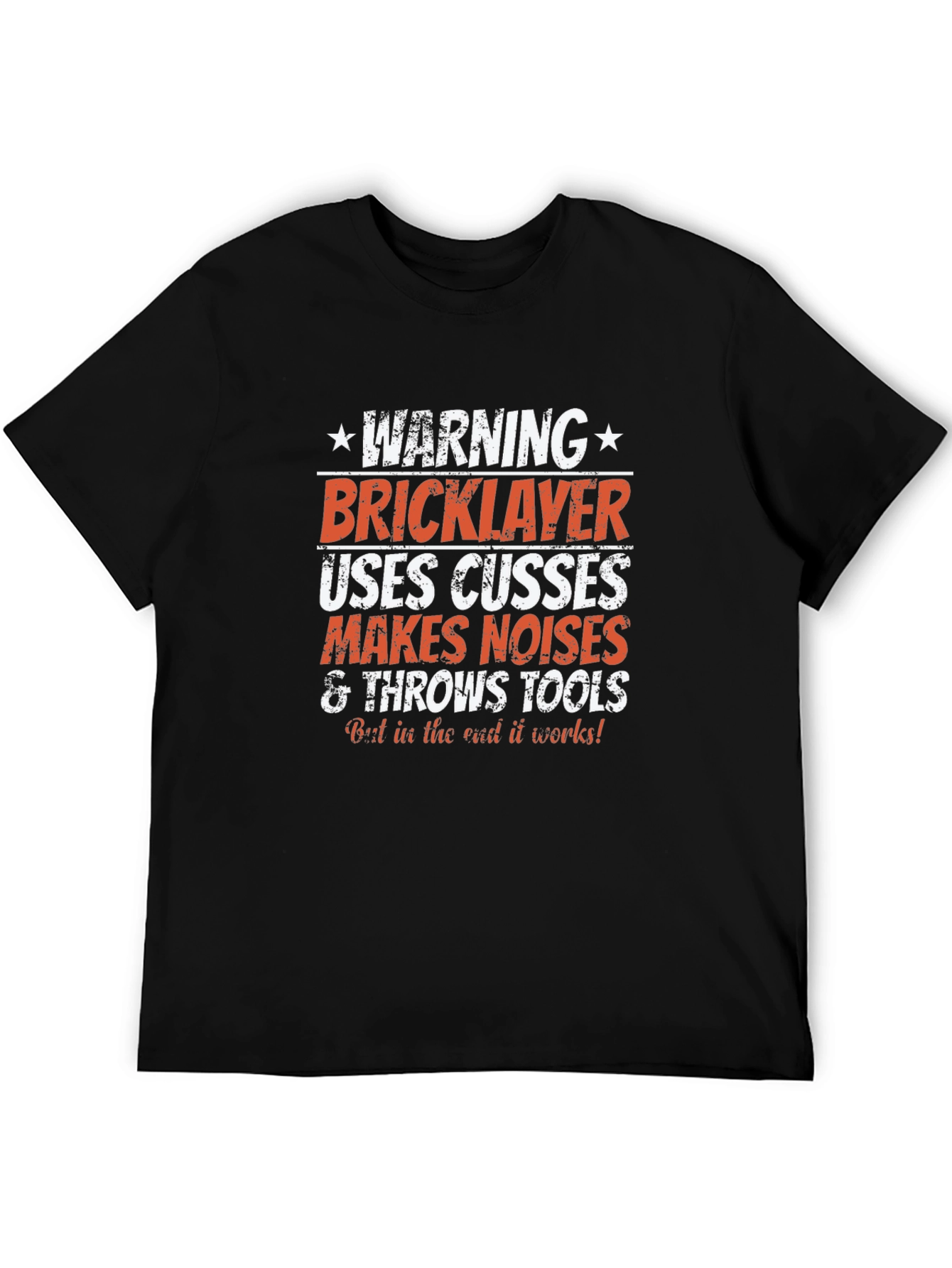 Warning Bricklayer T-Shirt