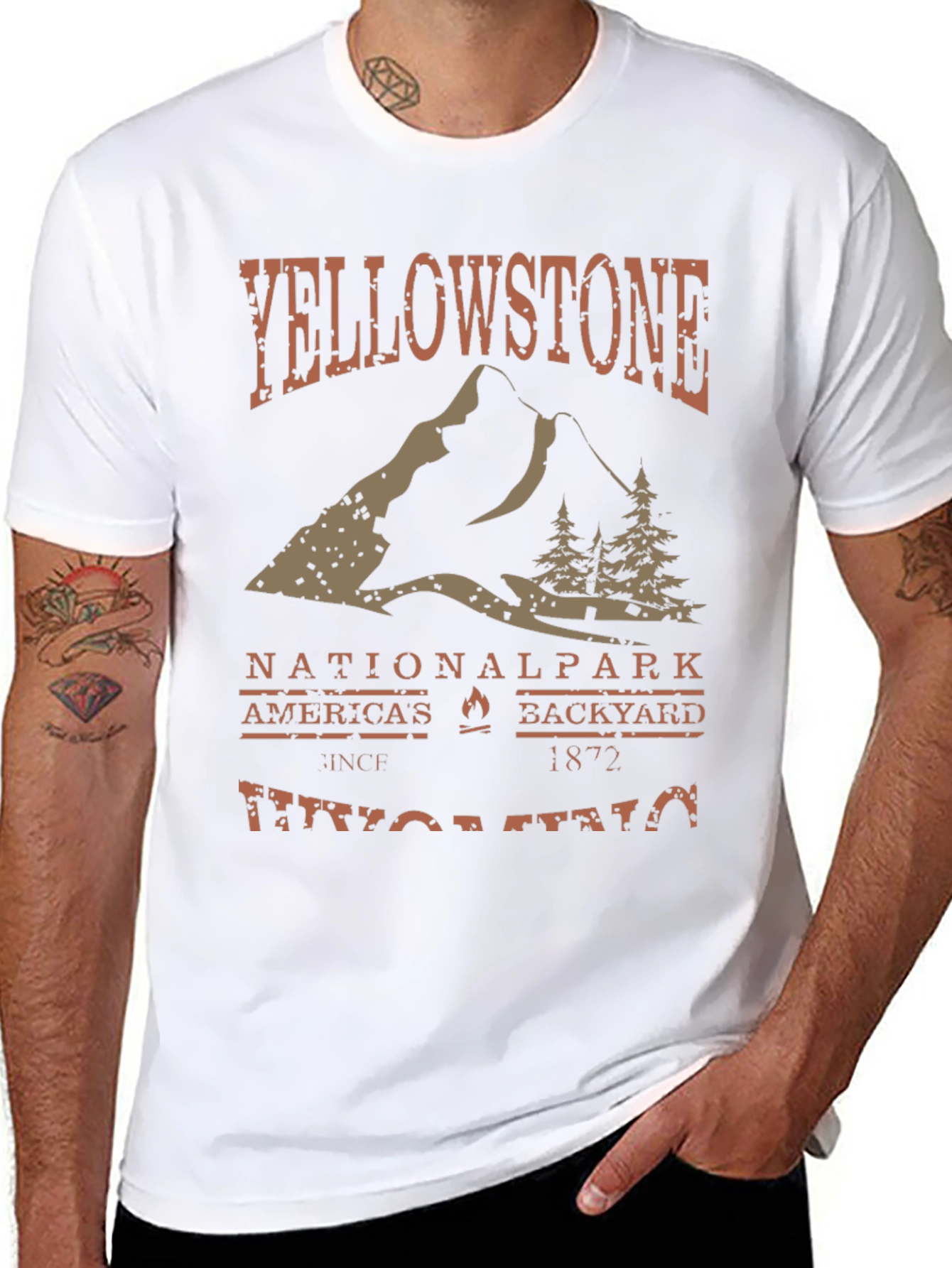 Yellowstone National Park Graphic T-Shirt