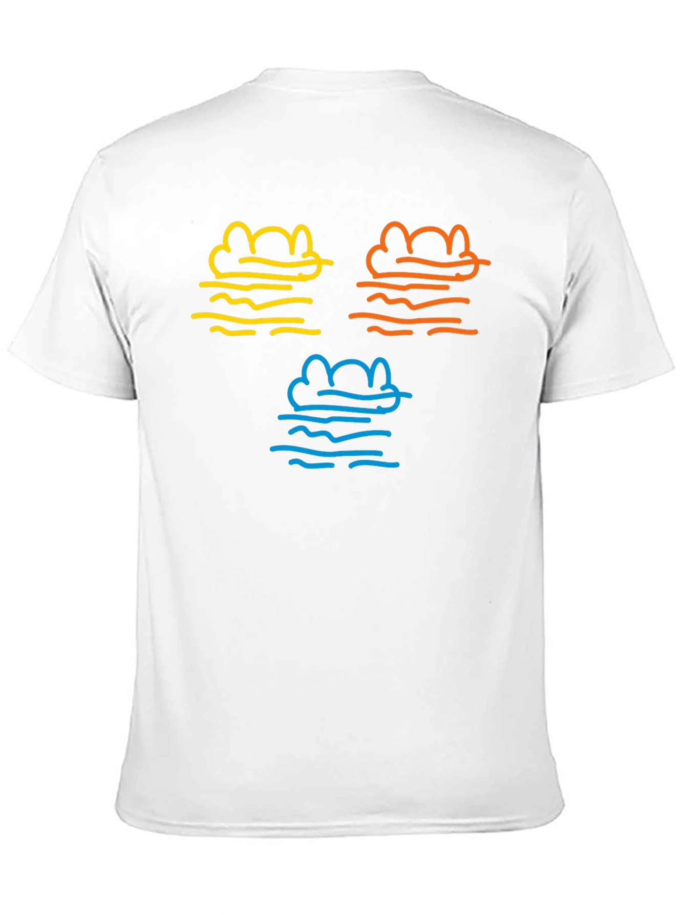 Abstract Weather Graphic Tee - Black