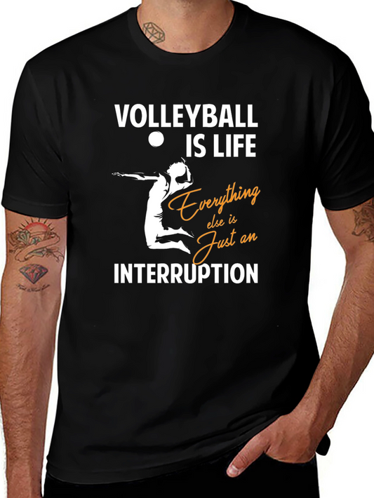 Volleyball Is Life Graphic Tee