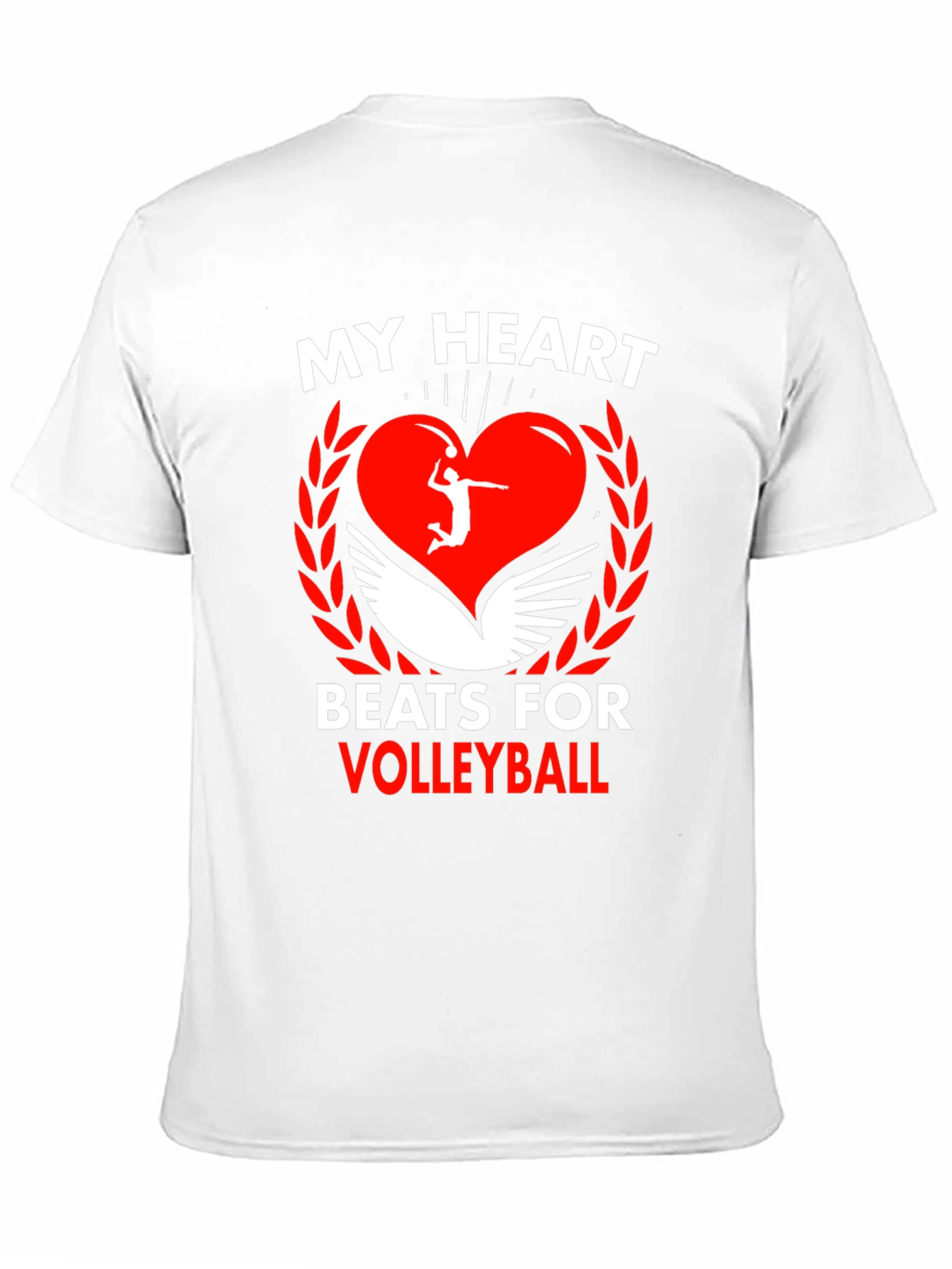 Volleyball Heartbeat Graphic Tee