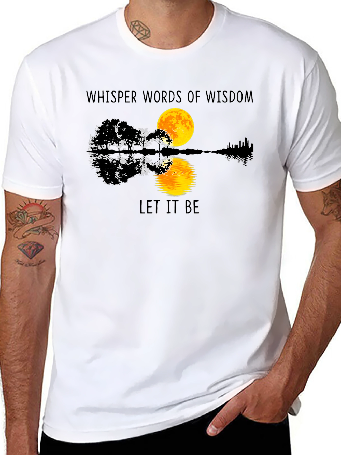 Whisper Words of Wisdom Guitar T-Shirt