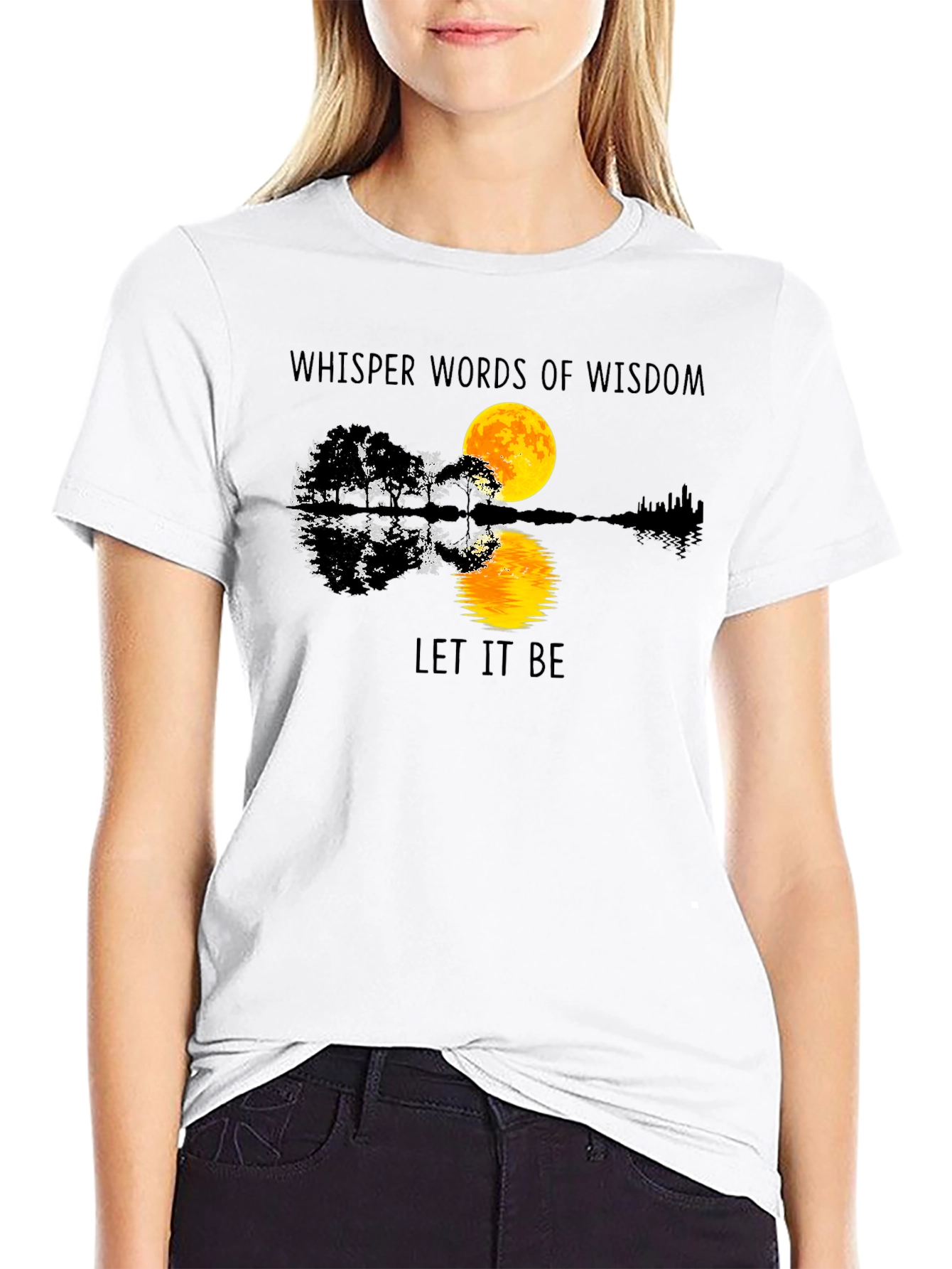 Whisper Words of Wisdom Guitar T-Shirt