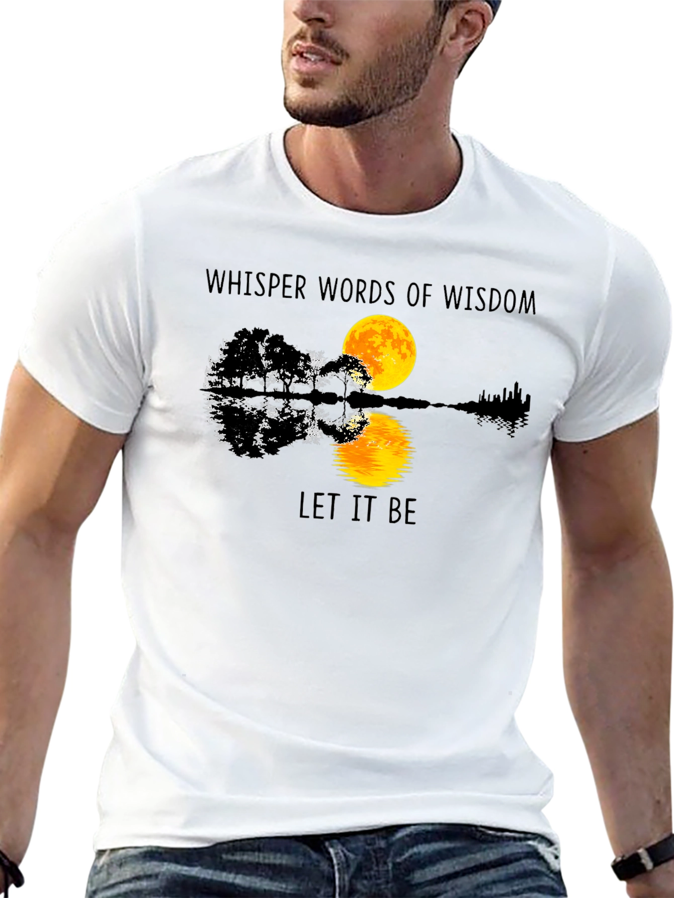 Whisper Words of Wisdom Guitar T-Shirt