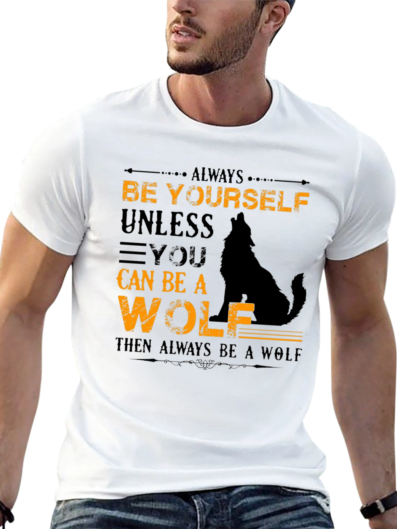 Always Be Yourself Unless Wolf Graphic T-Shirt