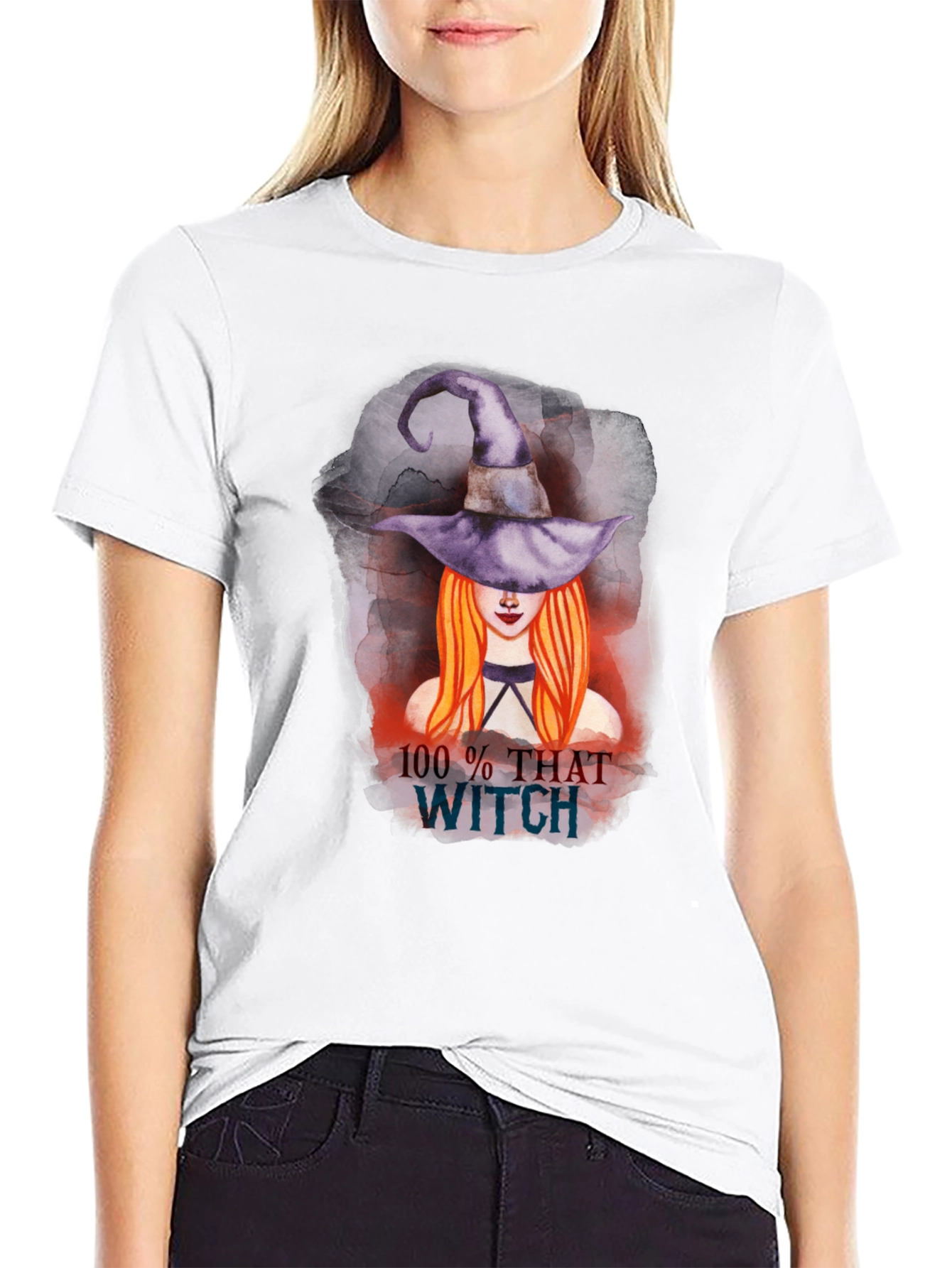 Witch Graphic Tee - 100% That Witch