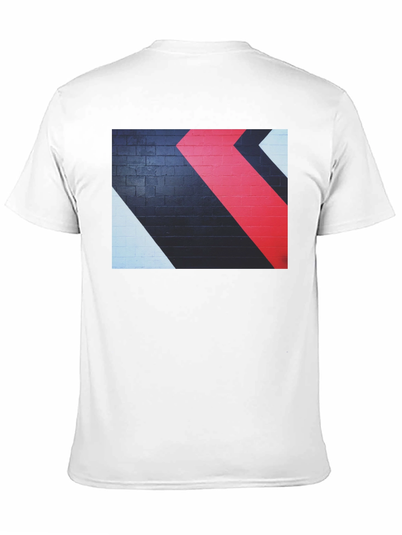 Abstract Arrow Graphic Tee - Black
