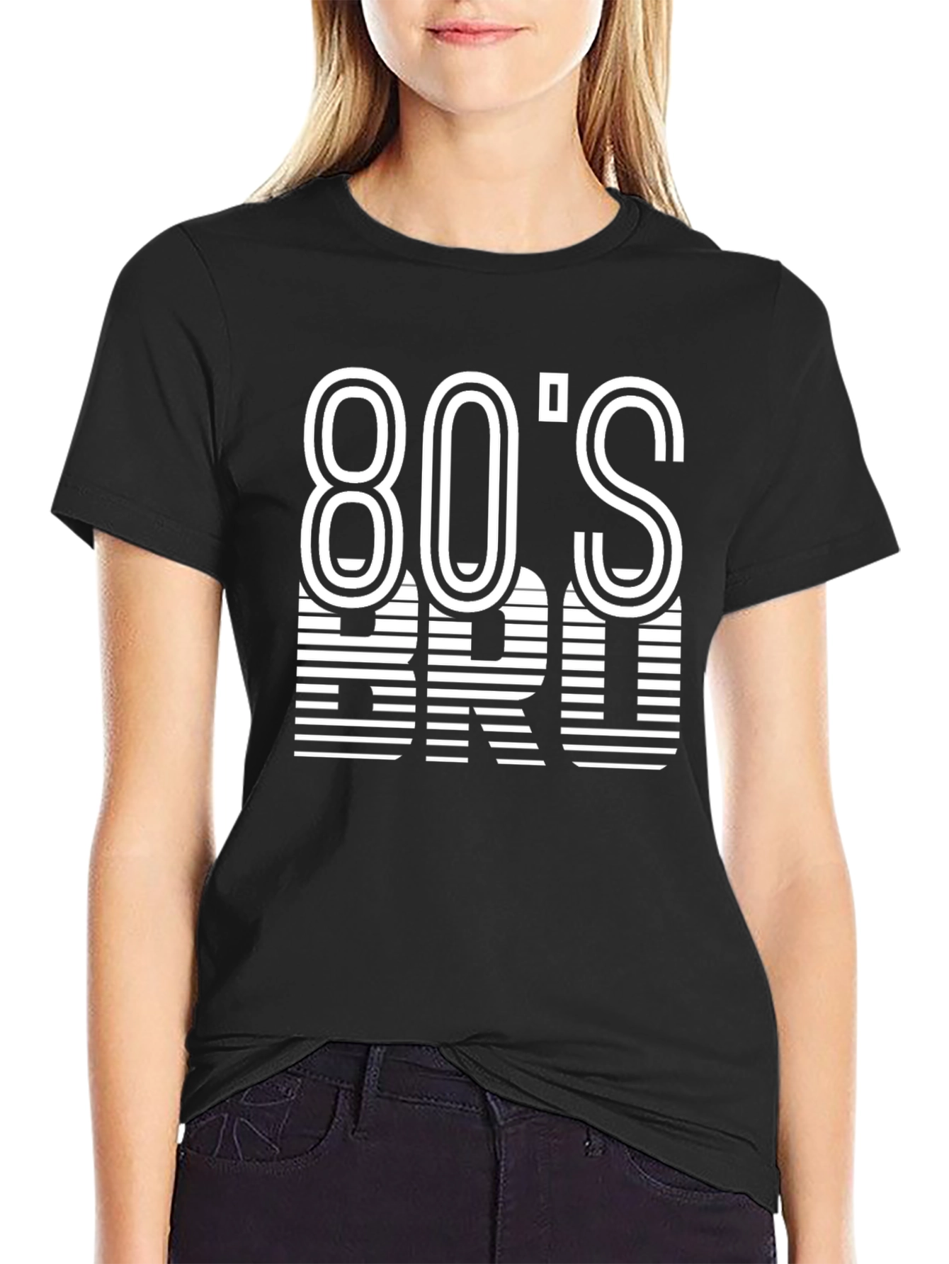 80s Bro Graphic Tee - Retro Style