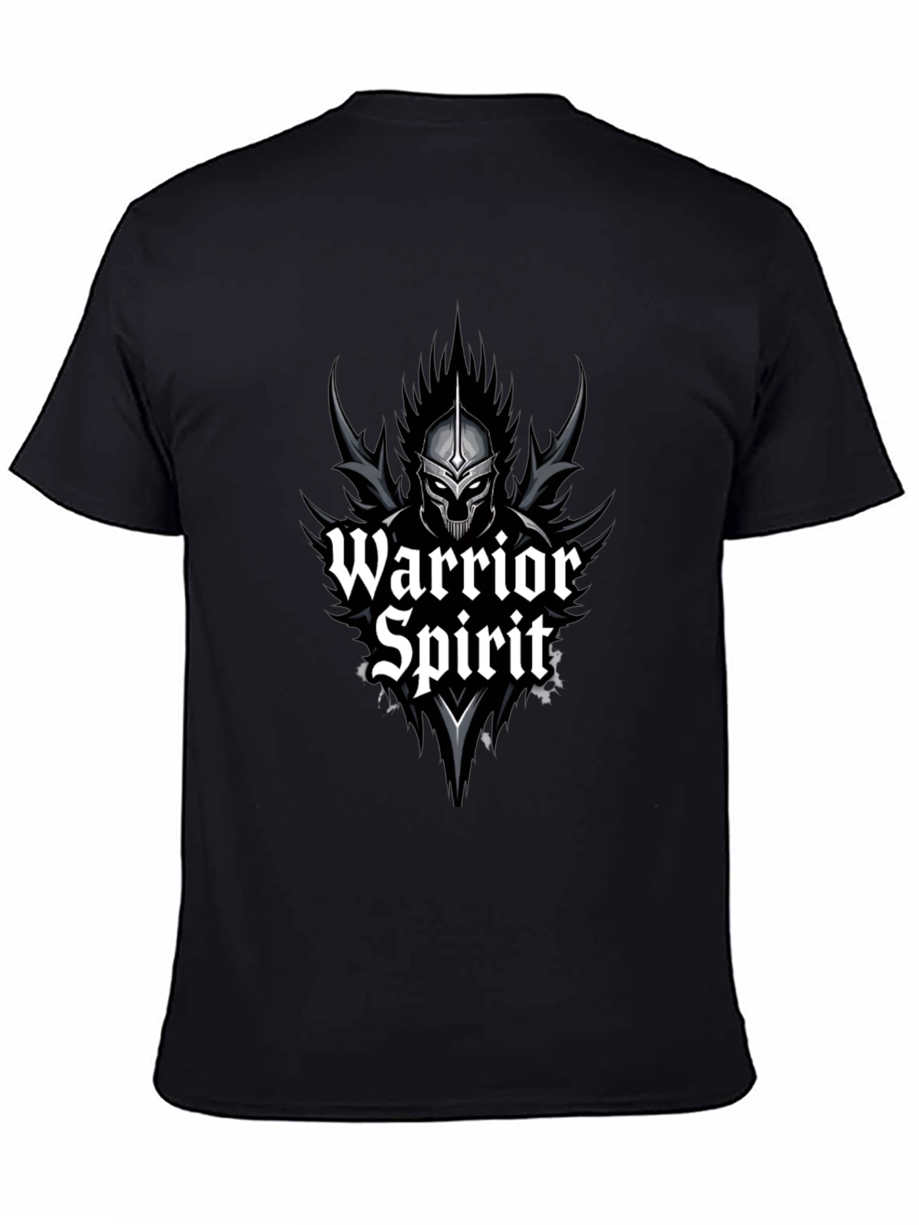 Warrior Spirit Black T-Shirt - Graphic Tee
